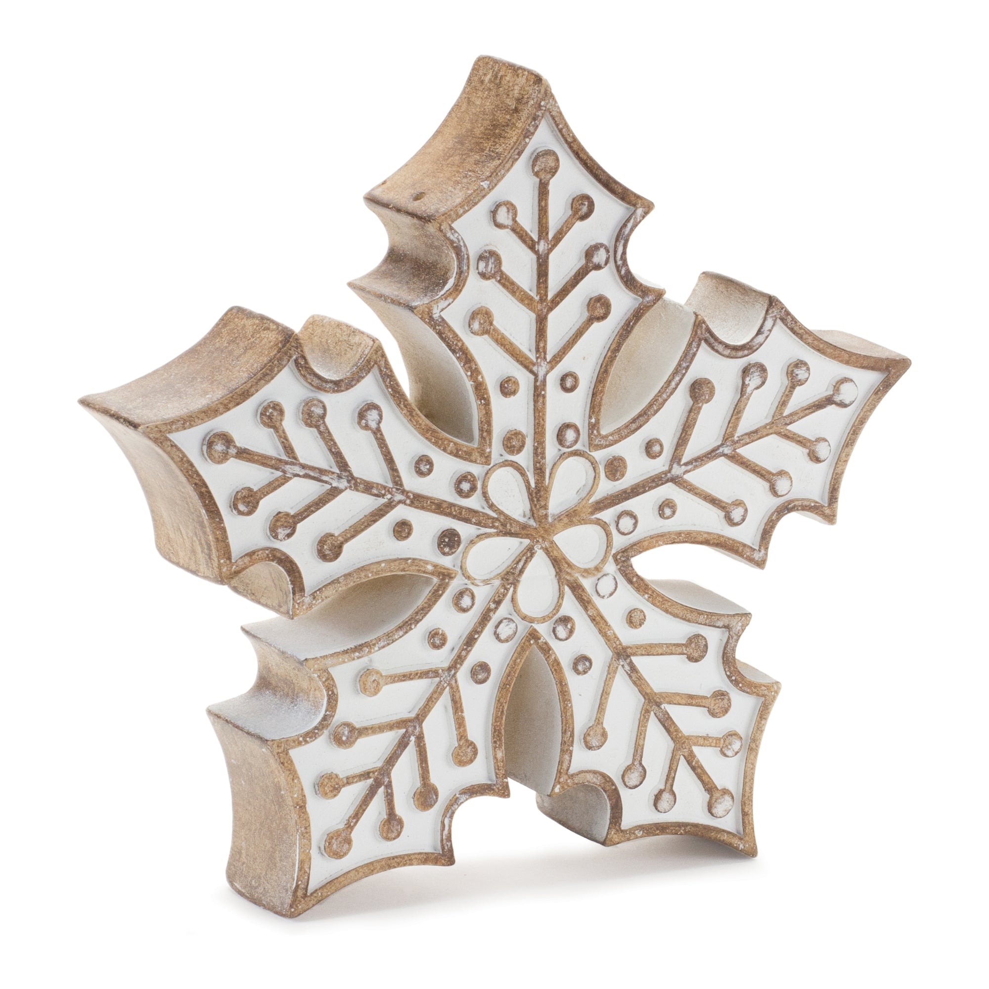Snowflake 7.25”H Resin