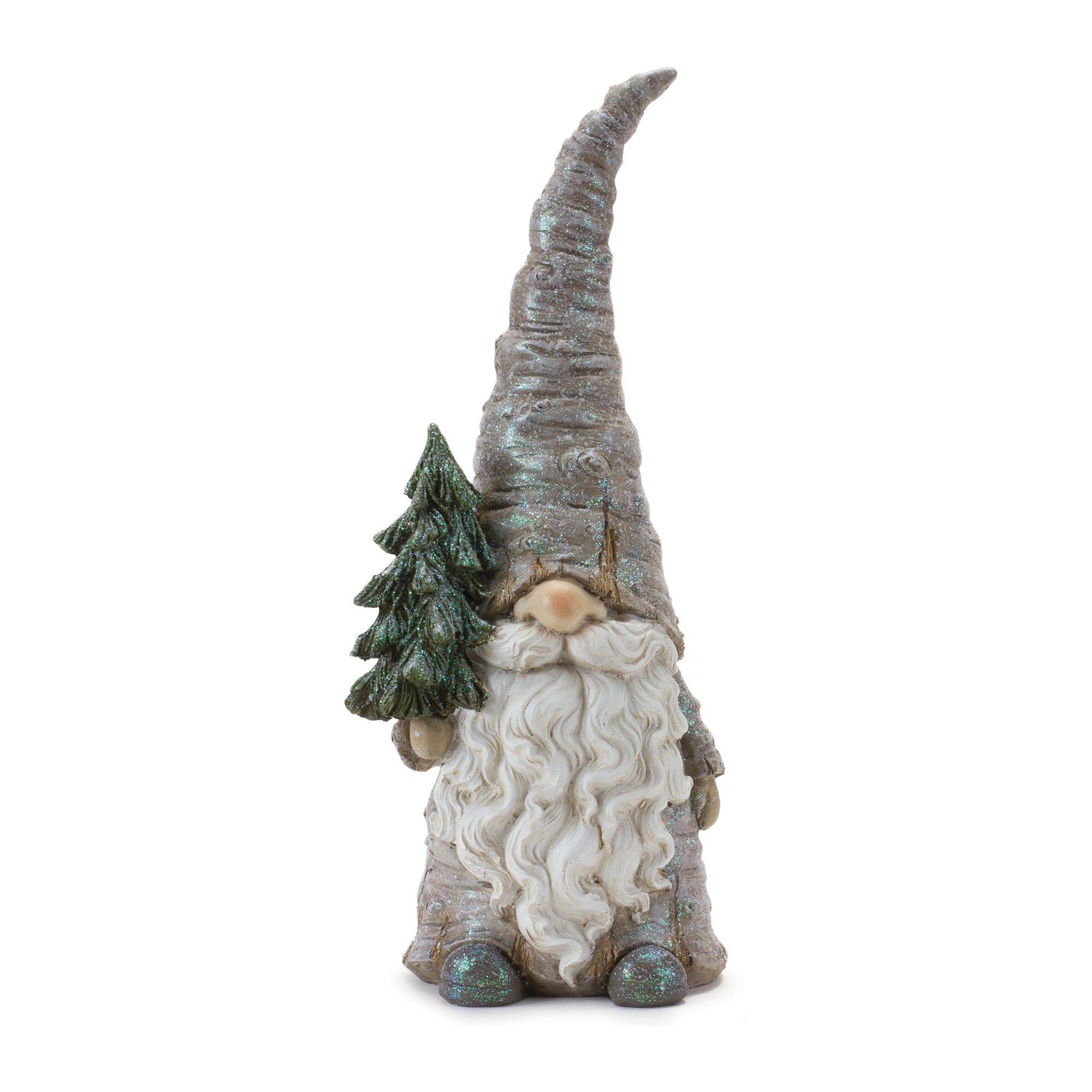 Gnome w/Tree 13.5”H Resin