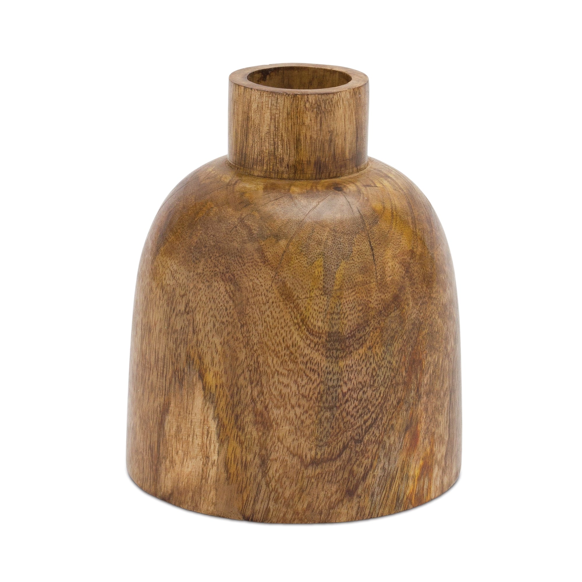 Vase 6.25”H Wood
