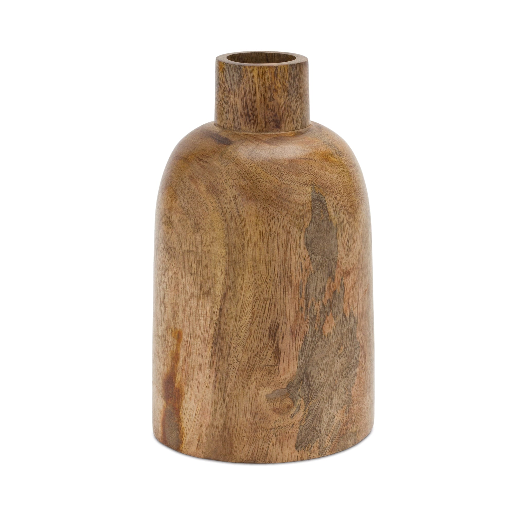 Vase 8.75”H Wood