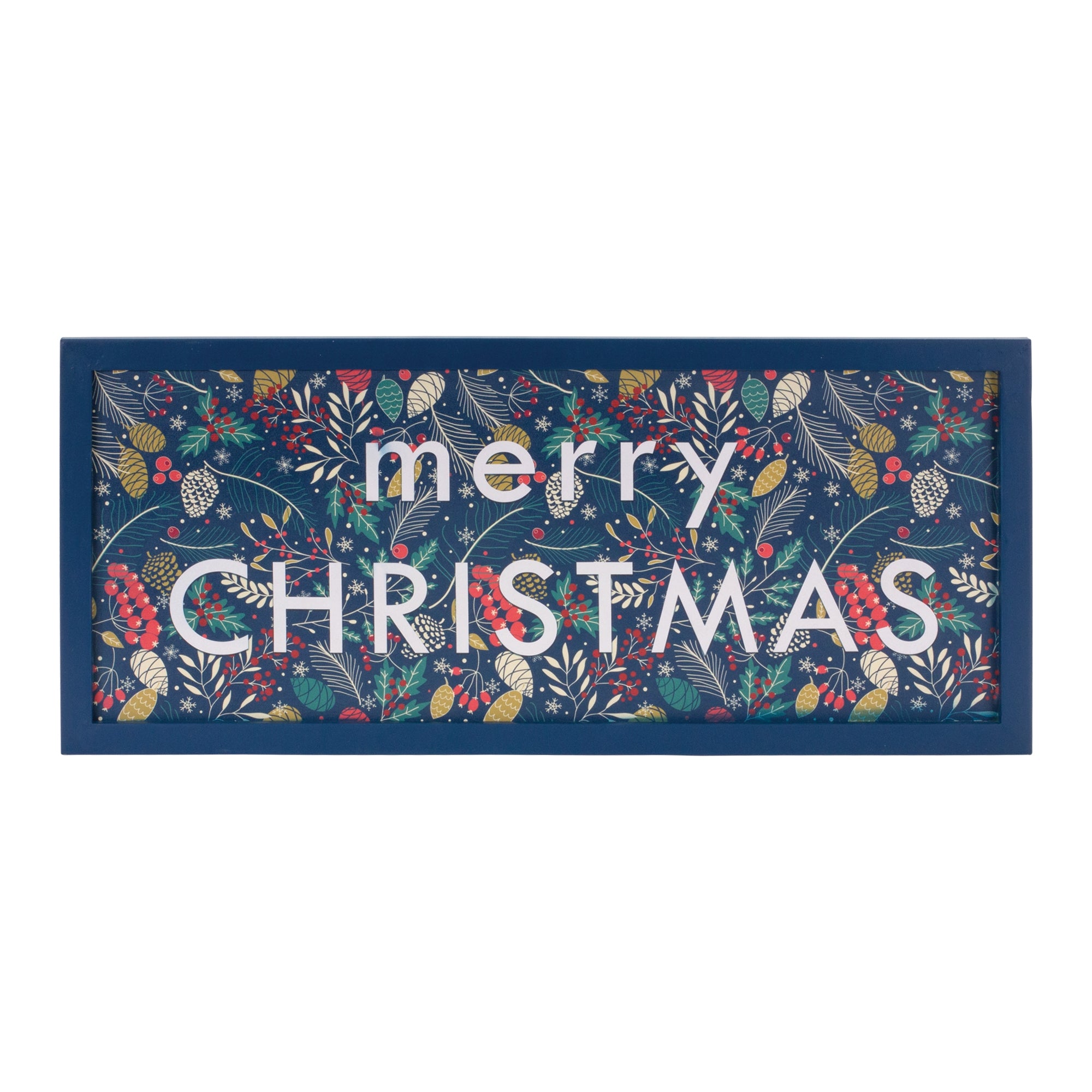 Merry Christmas Sign 30"L x 13"H Wood