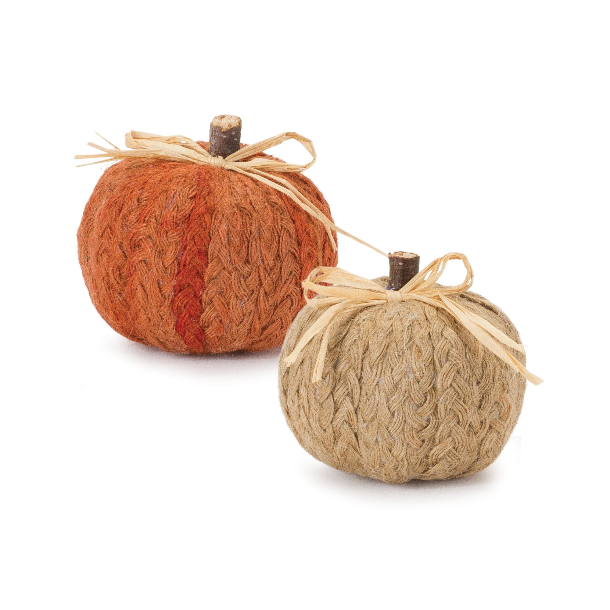 Pumpkin (2 Asst) 3"D x 2.5"H Foam/Polyester