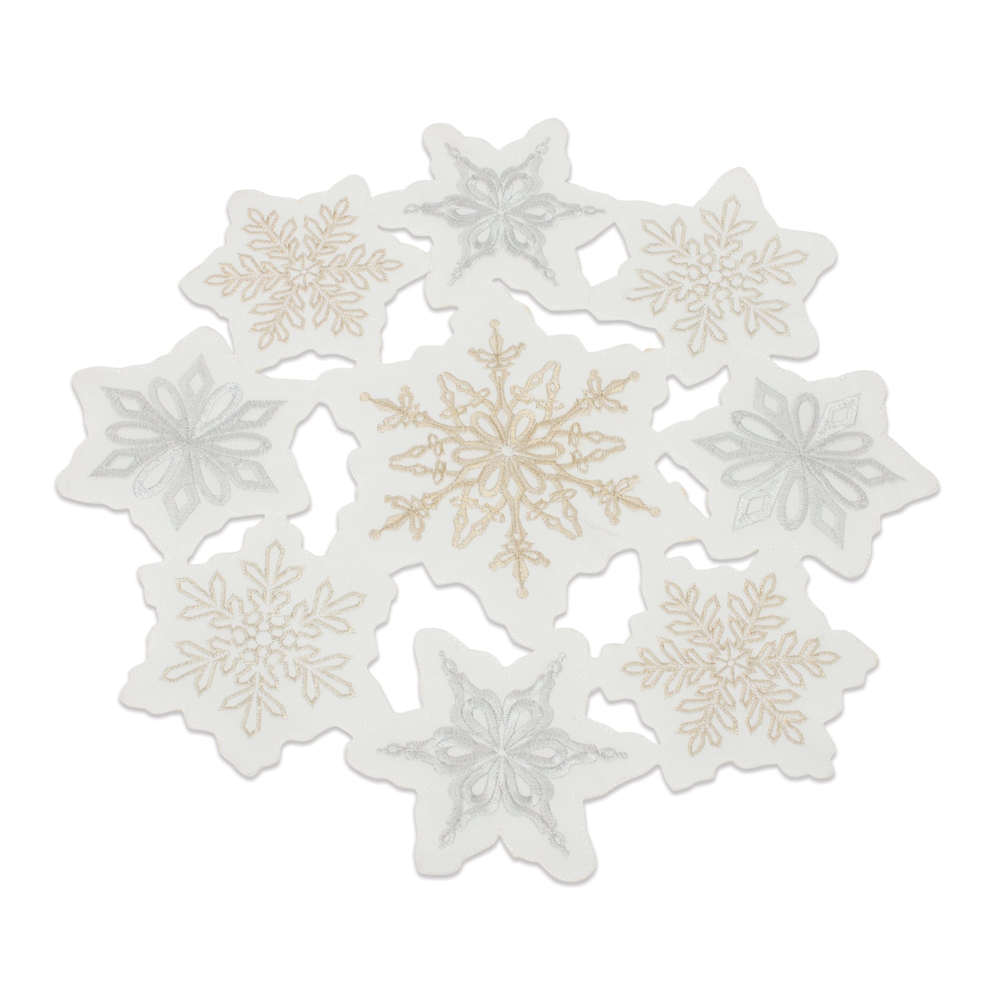 Snowflake Doily 17”D Polyester