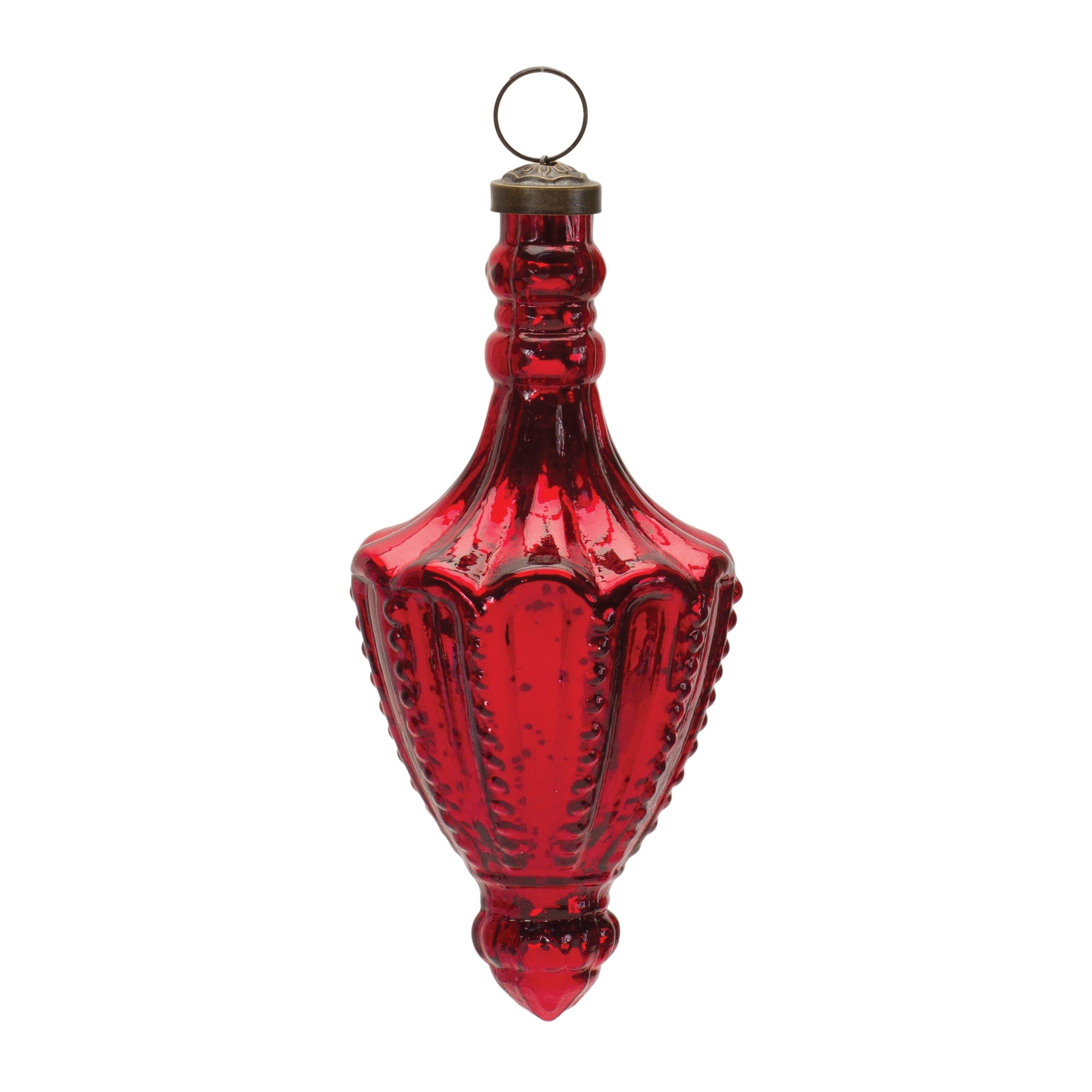 Drop Ornament 7.25”H Glass