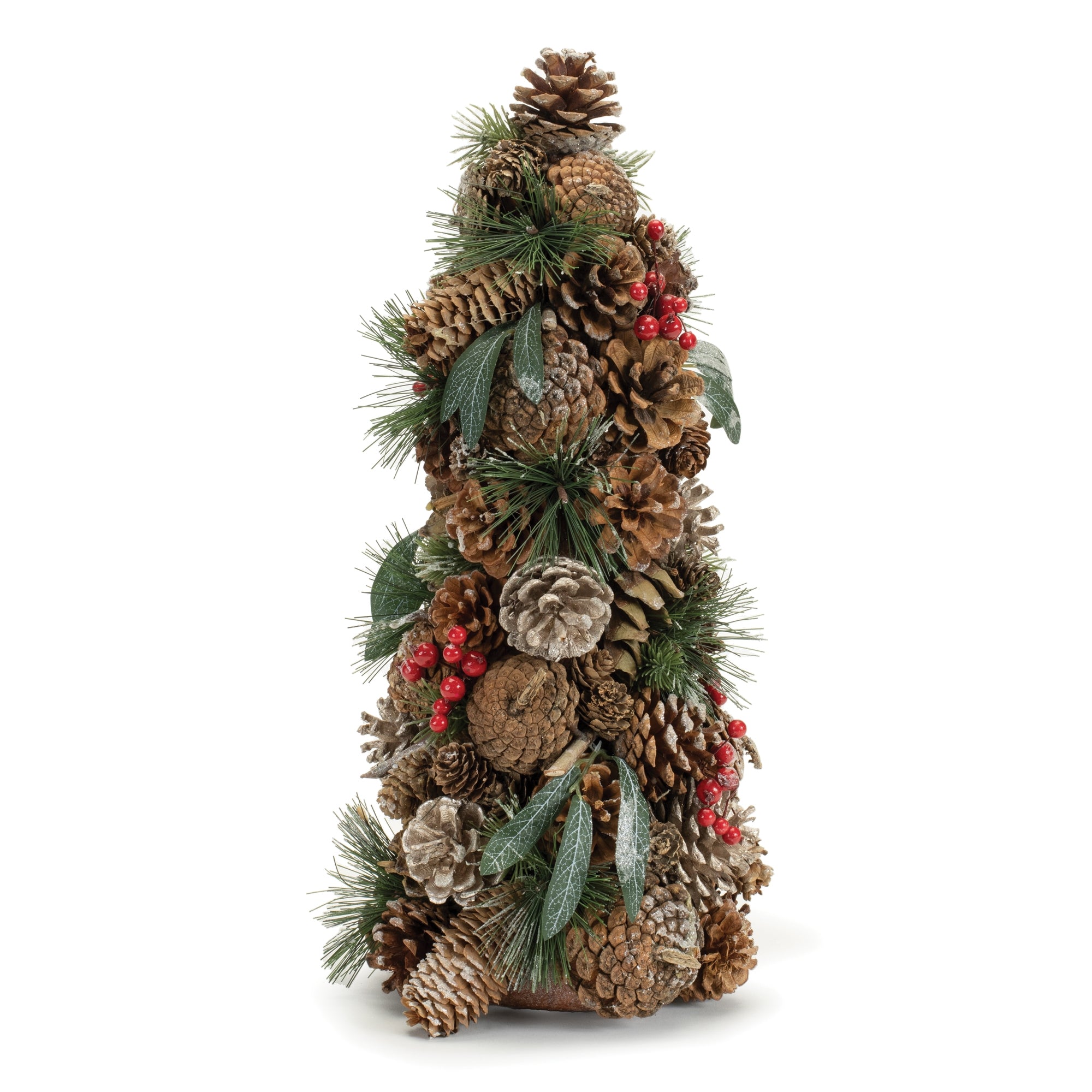 Cone and Berry Tree 19”H Foam/Cone