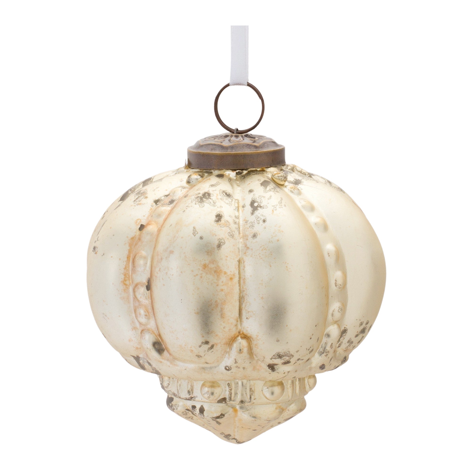 Drop Ornament 5”H Glass