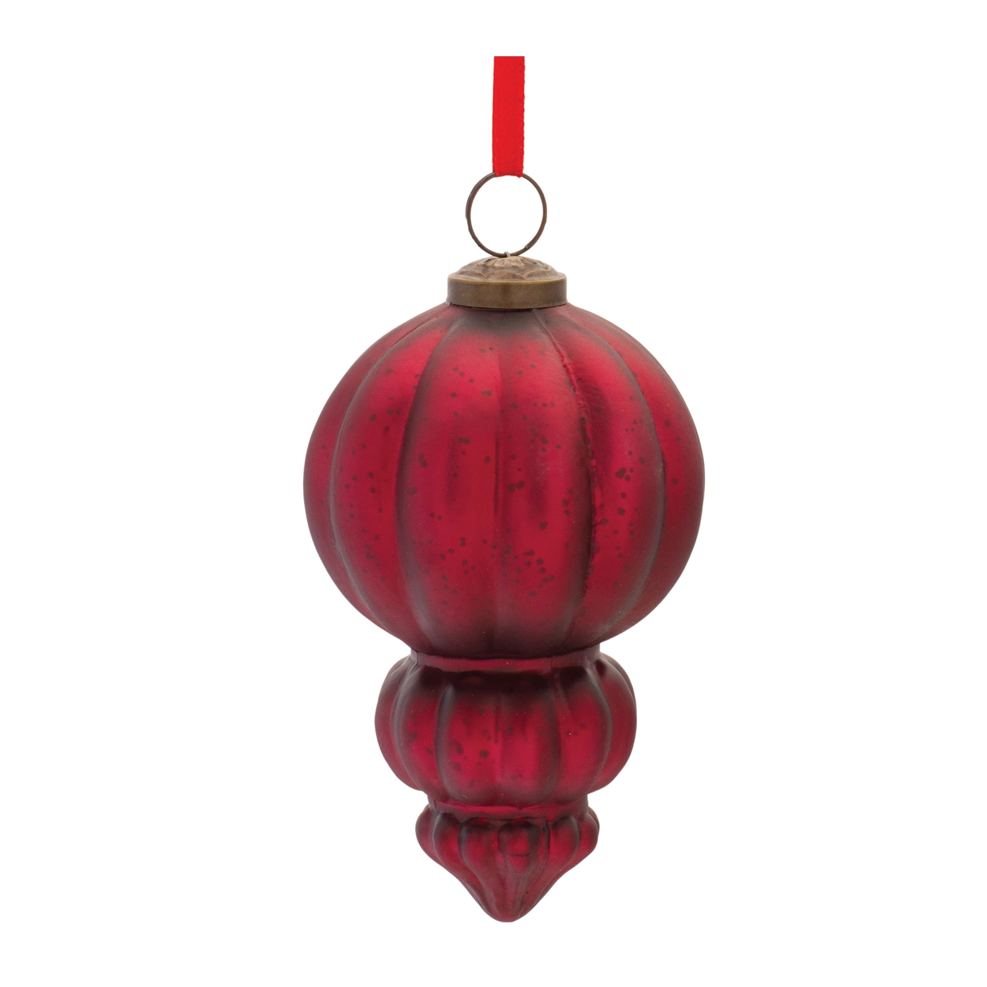 Drop Ornament 6”H Glass