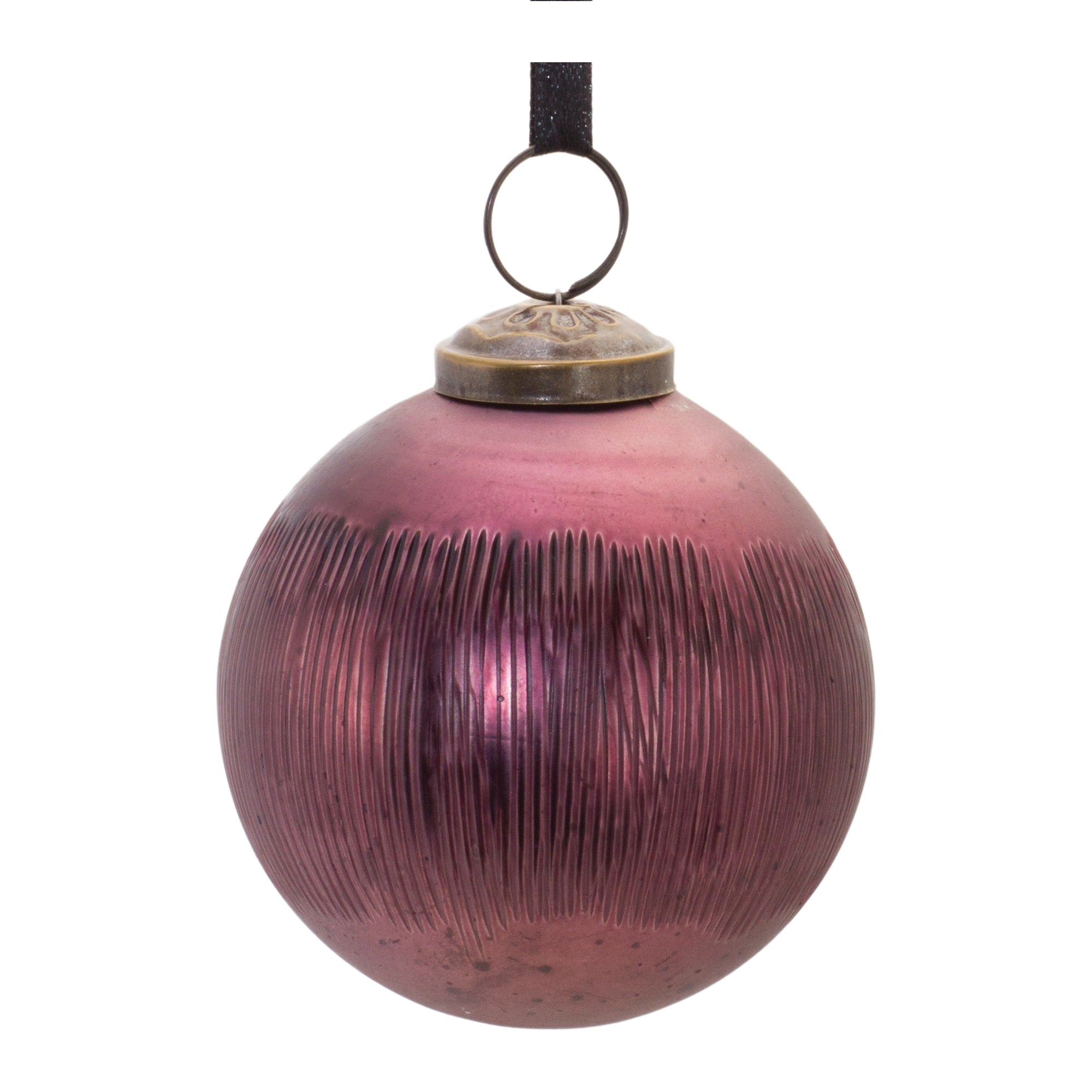 Ball Ornament 3”D Glass