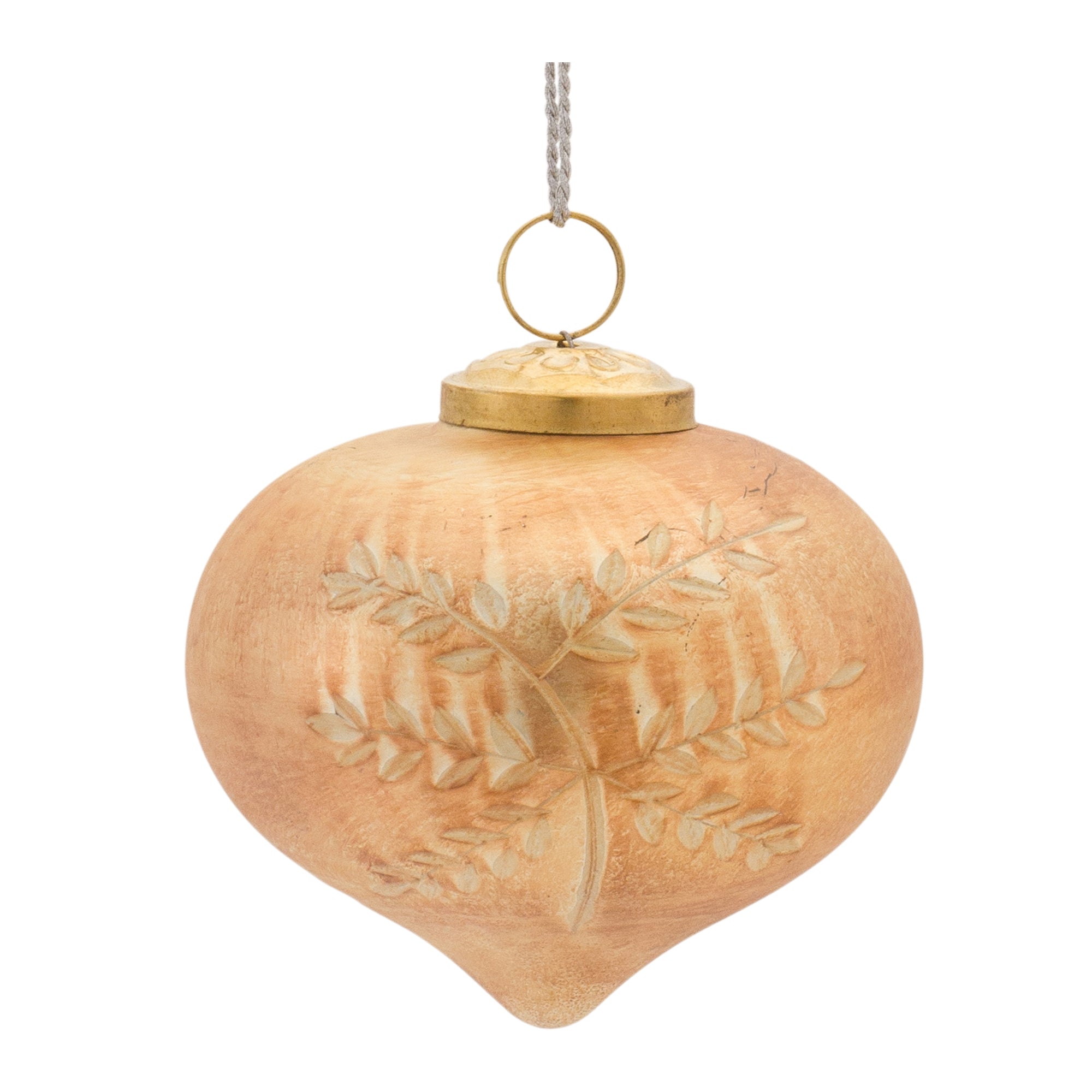 Ornament 4”D Glass