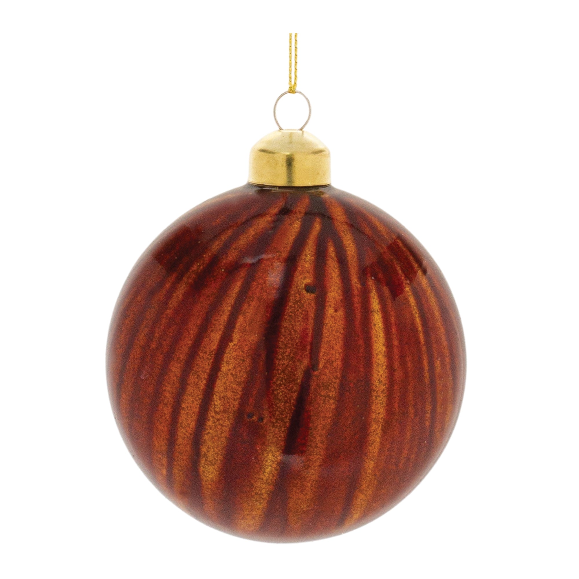 Ball Ornament 3”D Glass