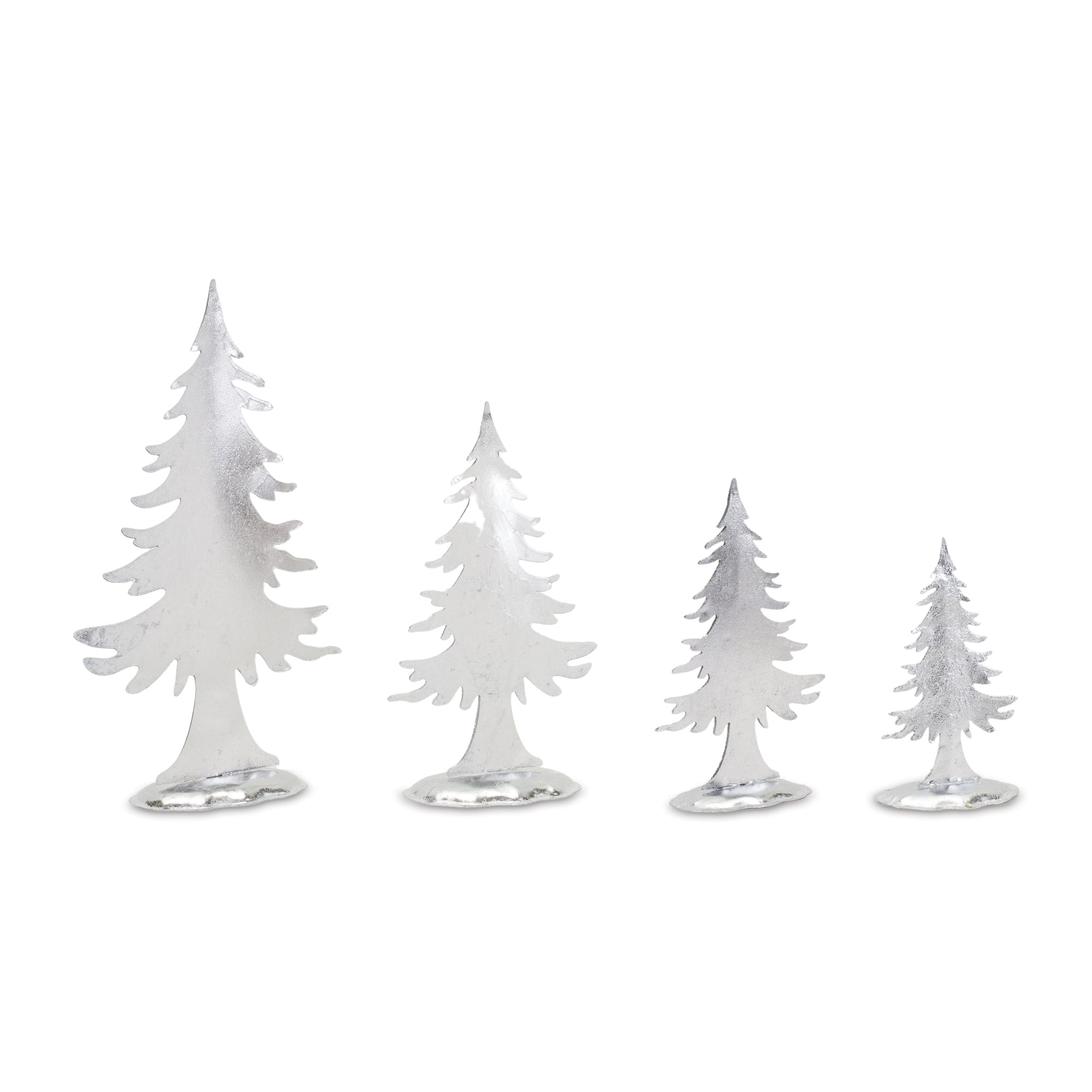 Tree (Set of 4) 8"H, 10"H, 12.25"H, 16.25"H Metal