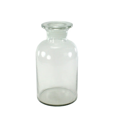 Pharmacy Jar with Stopper - Lrg - Clear