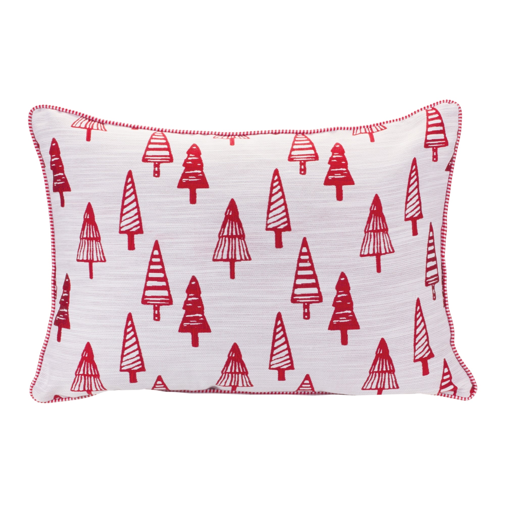 Pillow w/Trees 20"L x 13.5"H Polyester