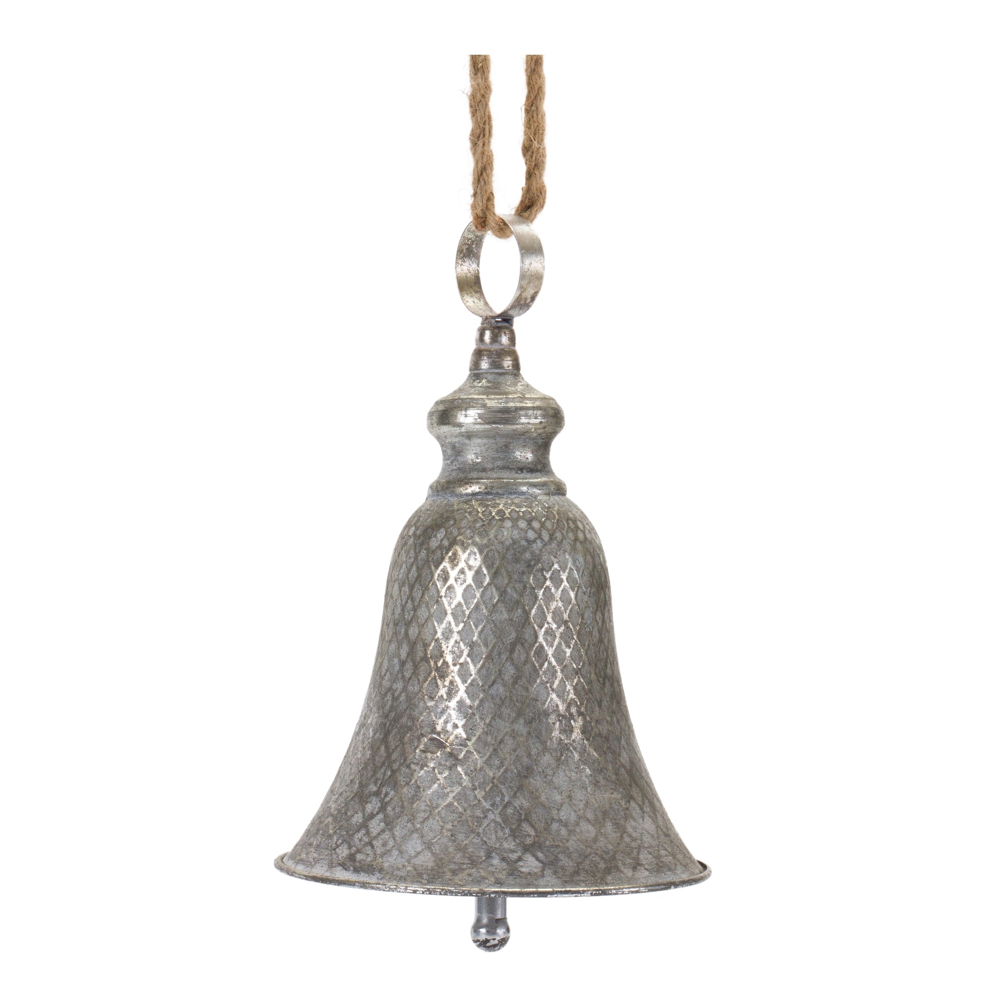 Bell Ornament 12.75”H Metal