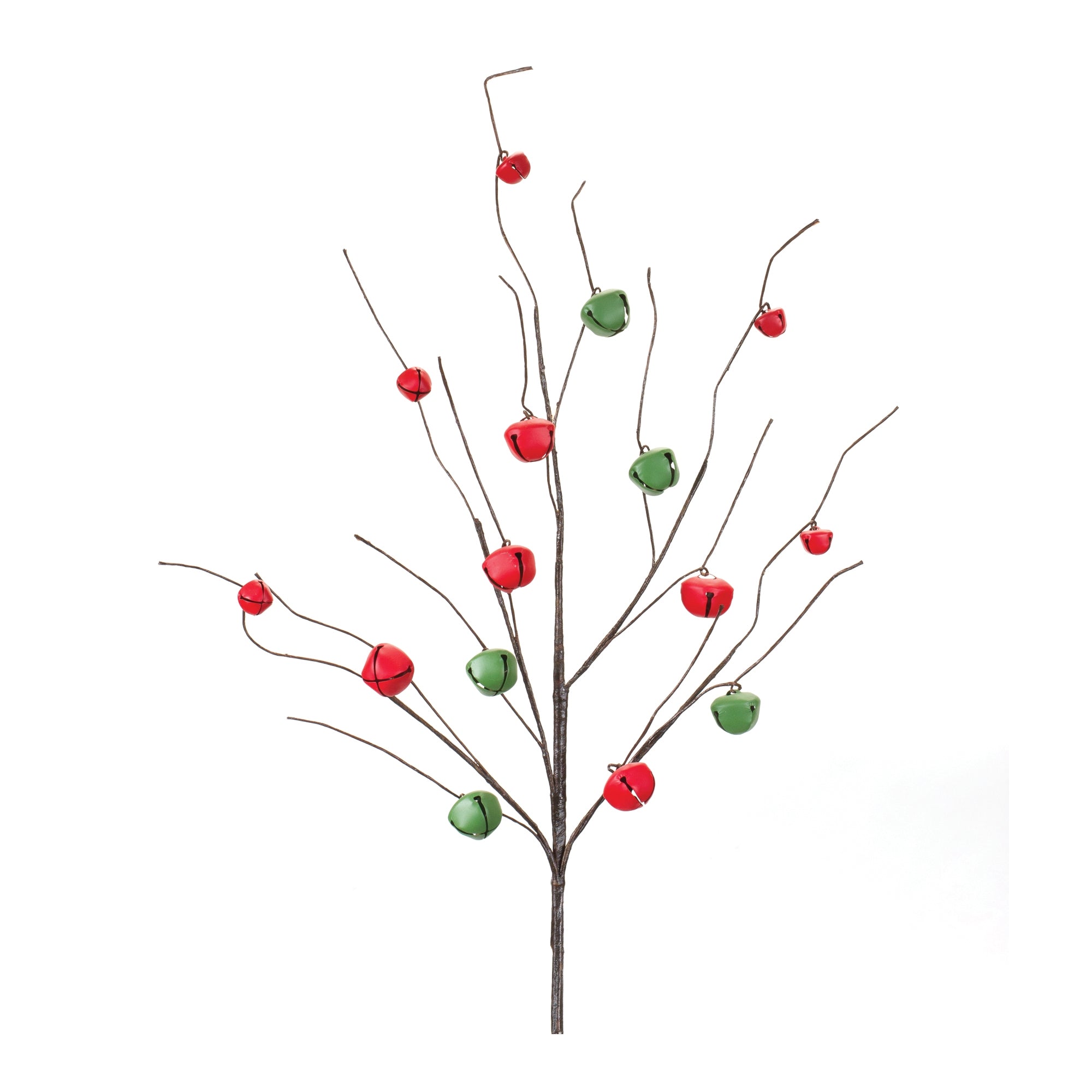 Sleigh Bell Branch 30”H Metal