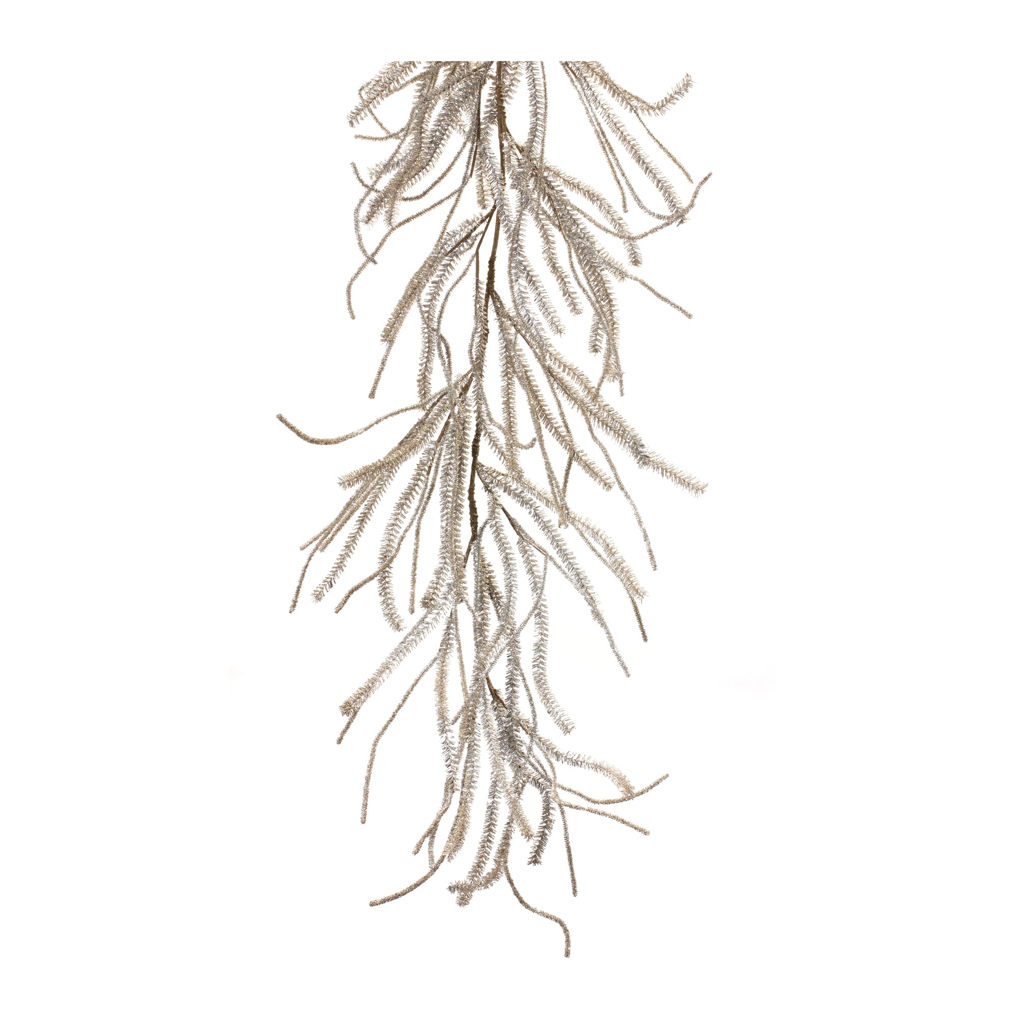 Glitter Pine Garland 5'L