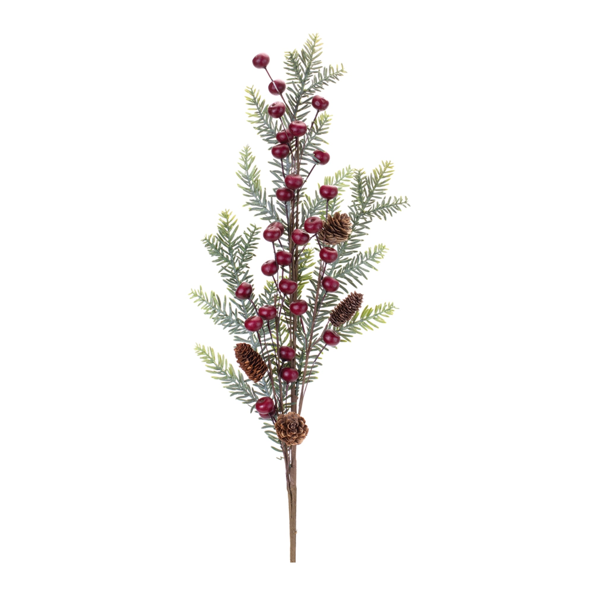 Pine and Berry Spray 32”H