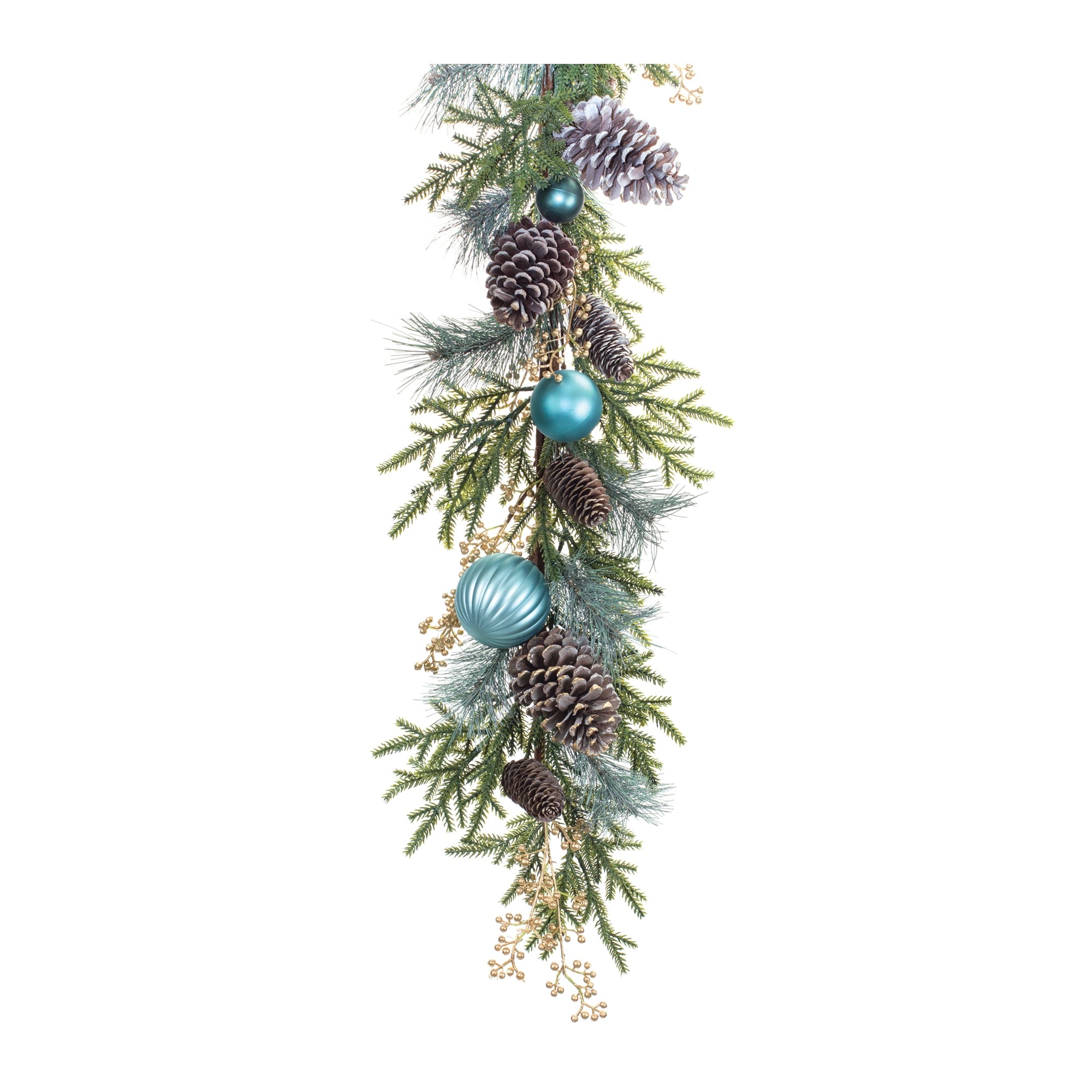 Pine Garland w/Ornament 6' L
