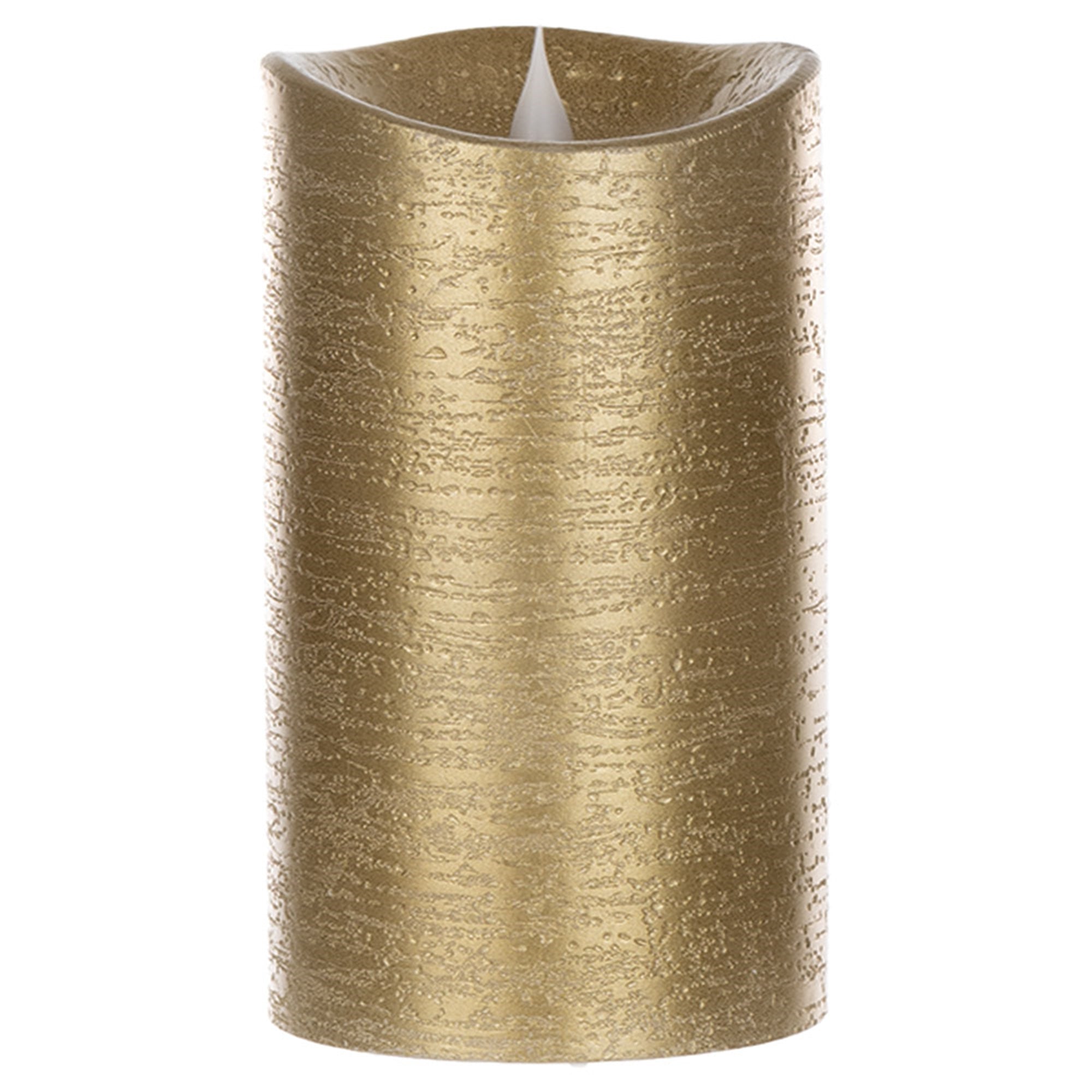 Simplux LED Designer Candle w/4 and 8 Hr Timer 3.5" x 7.5"H Wax/ (Requires 2 C Batteries, No)
