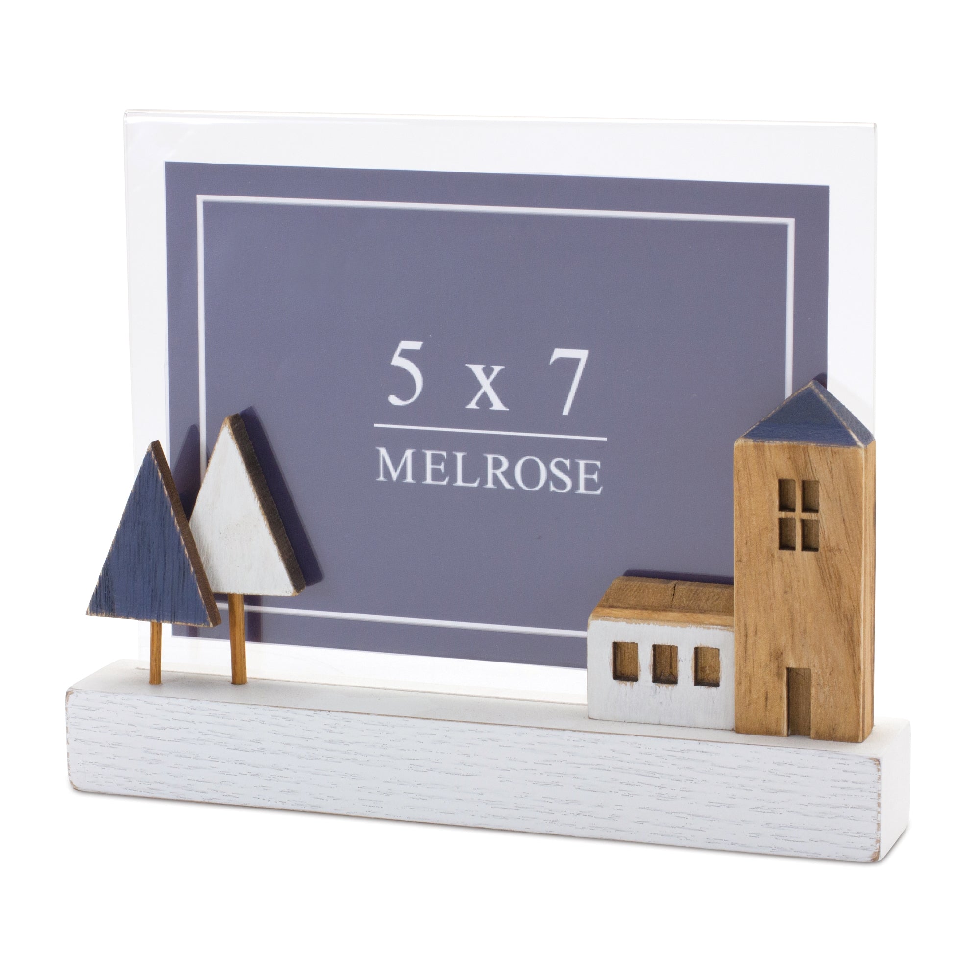 Frame 8.75"L x 7"H Wood/Wood (Holds a 7" x 5" Photo)