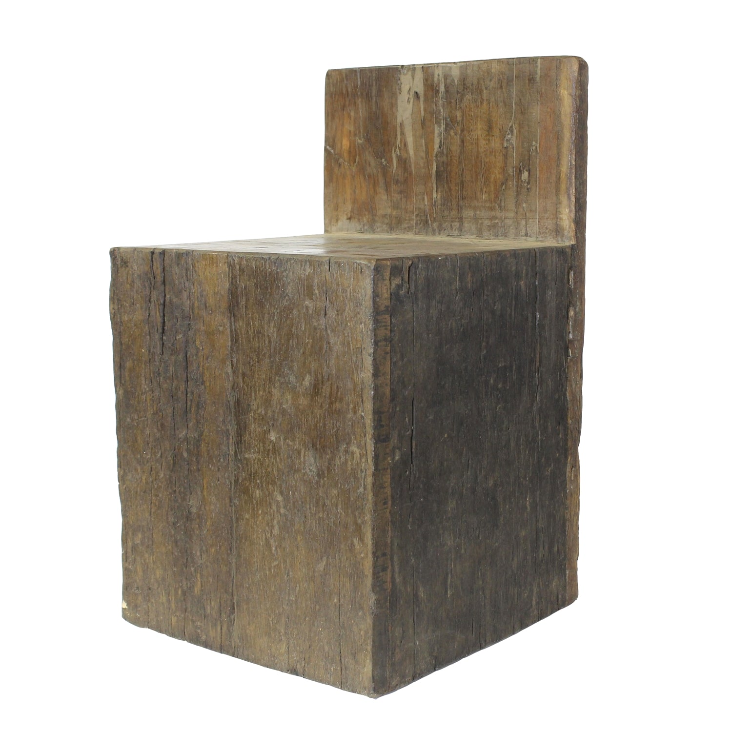Milo Solid Reclaimed Wood Chair