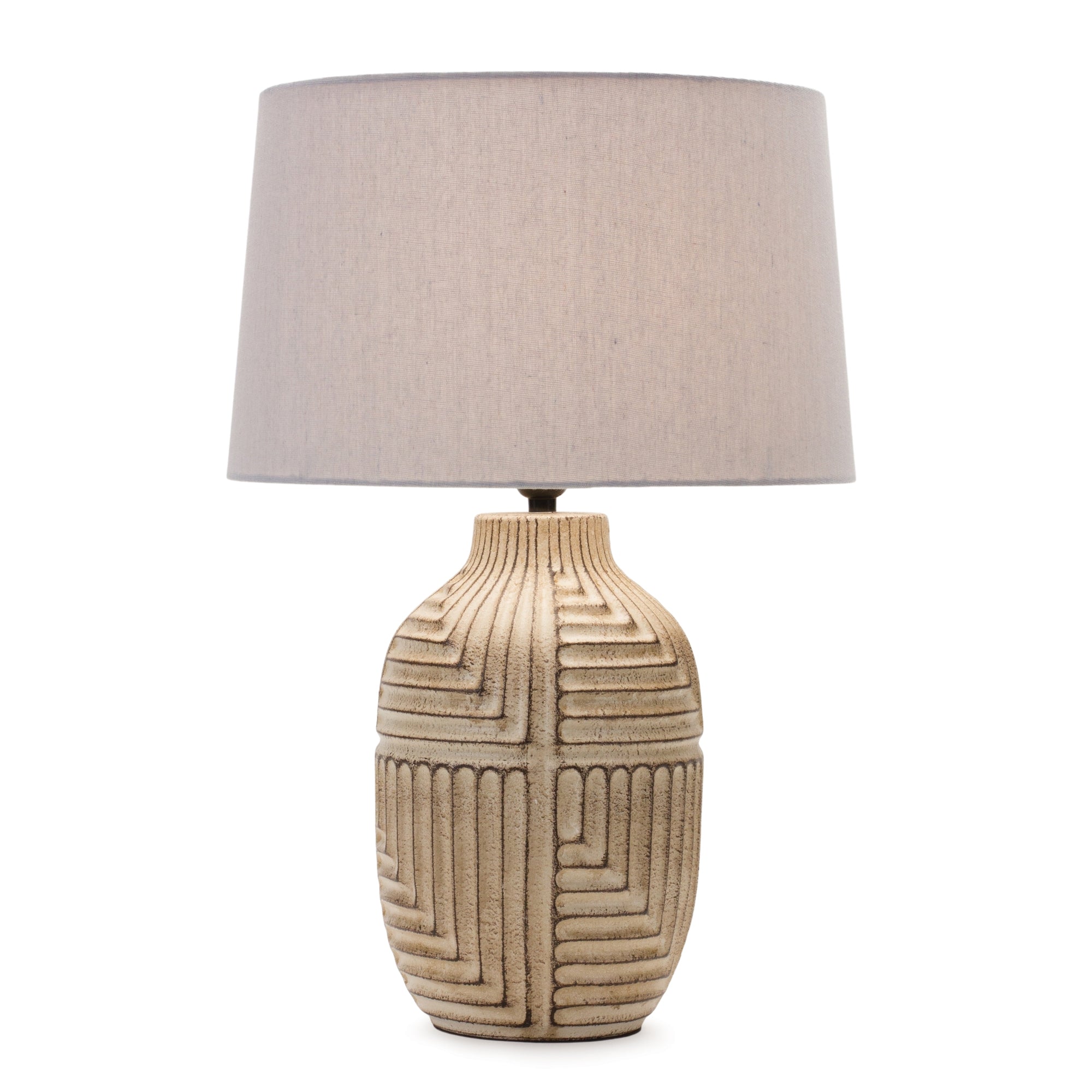Table Lamp 24”H Ceramic/Linen Max 60W