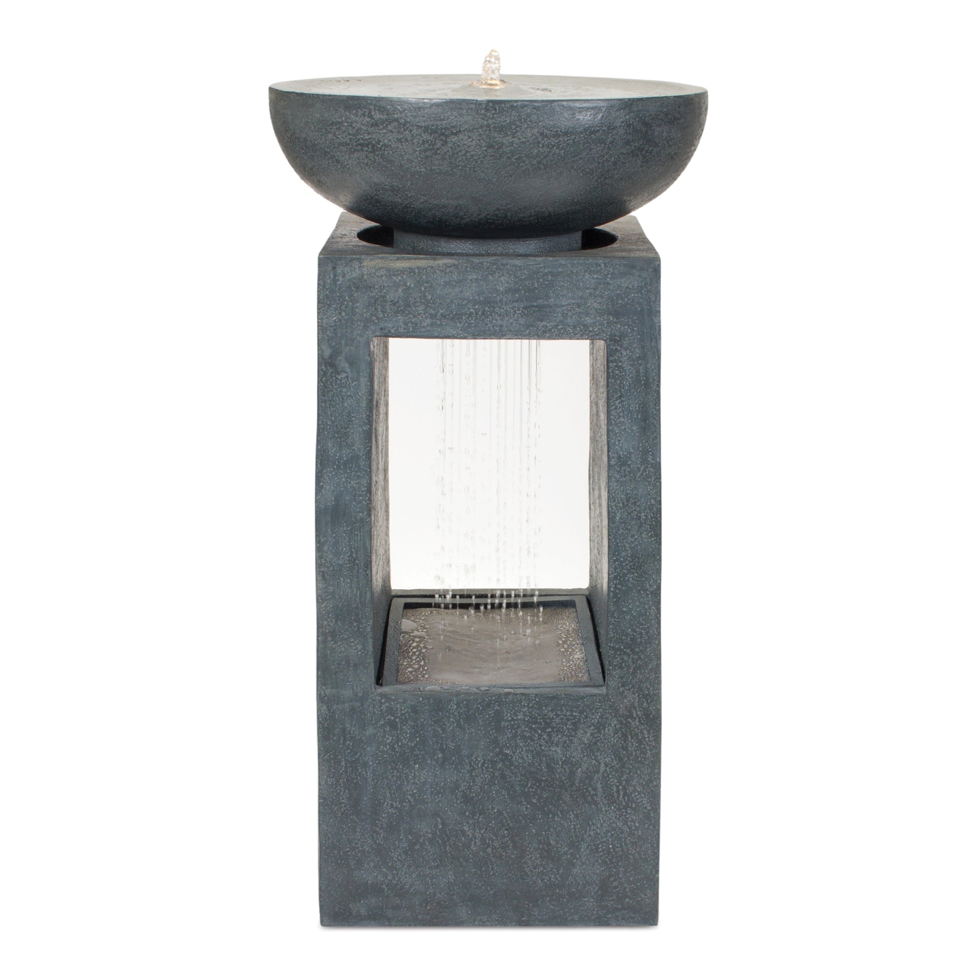 Fountain 17"SQ x 33"H Resin (pump MZ20750AB)