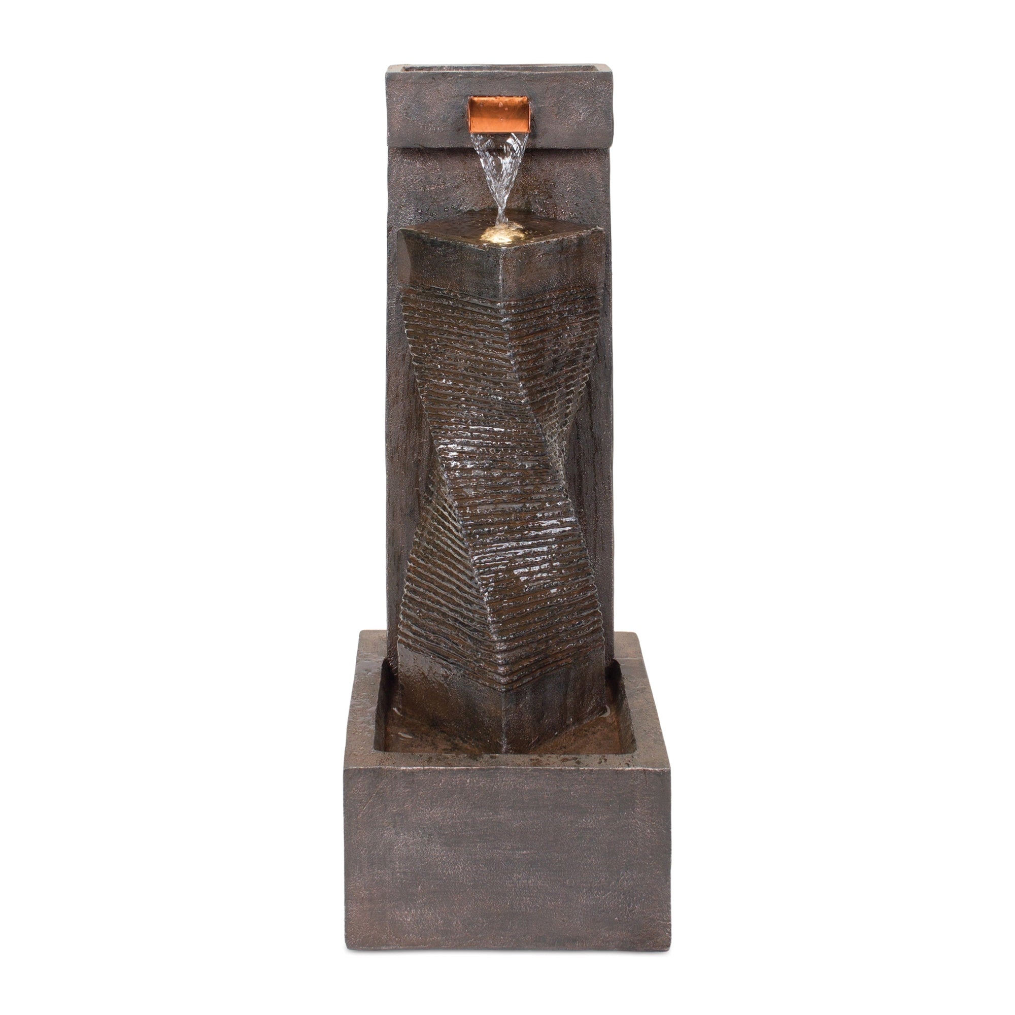 Fountain 12.5"L x 33.5"H Resin (pump MZ20750AB)