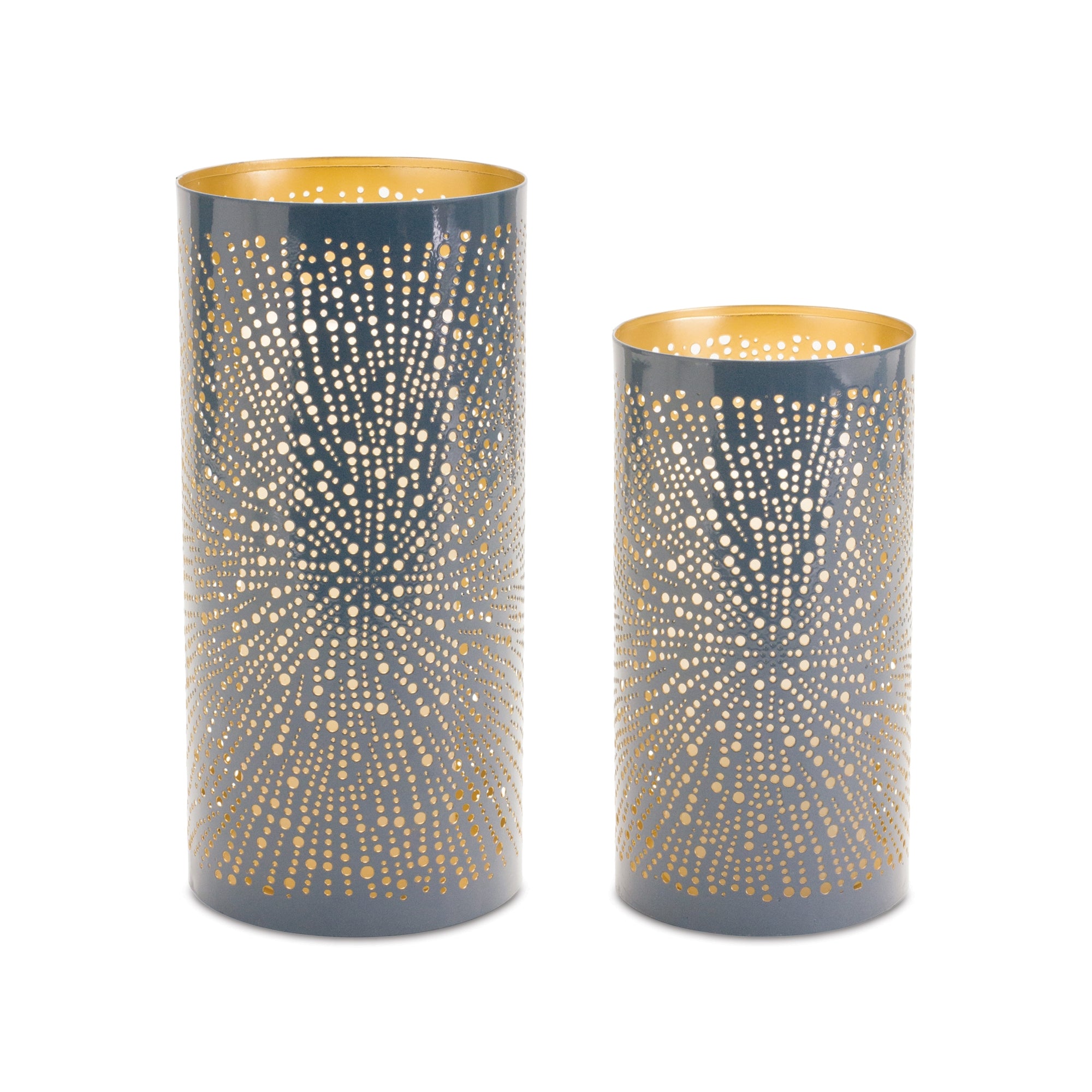 Candle Holder (Set of 2) 7.75"H, 10"H Iron