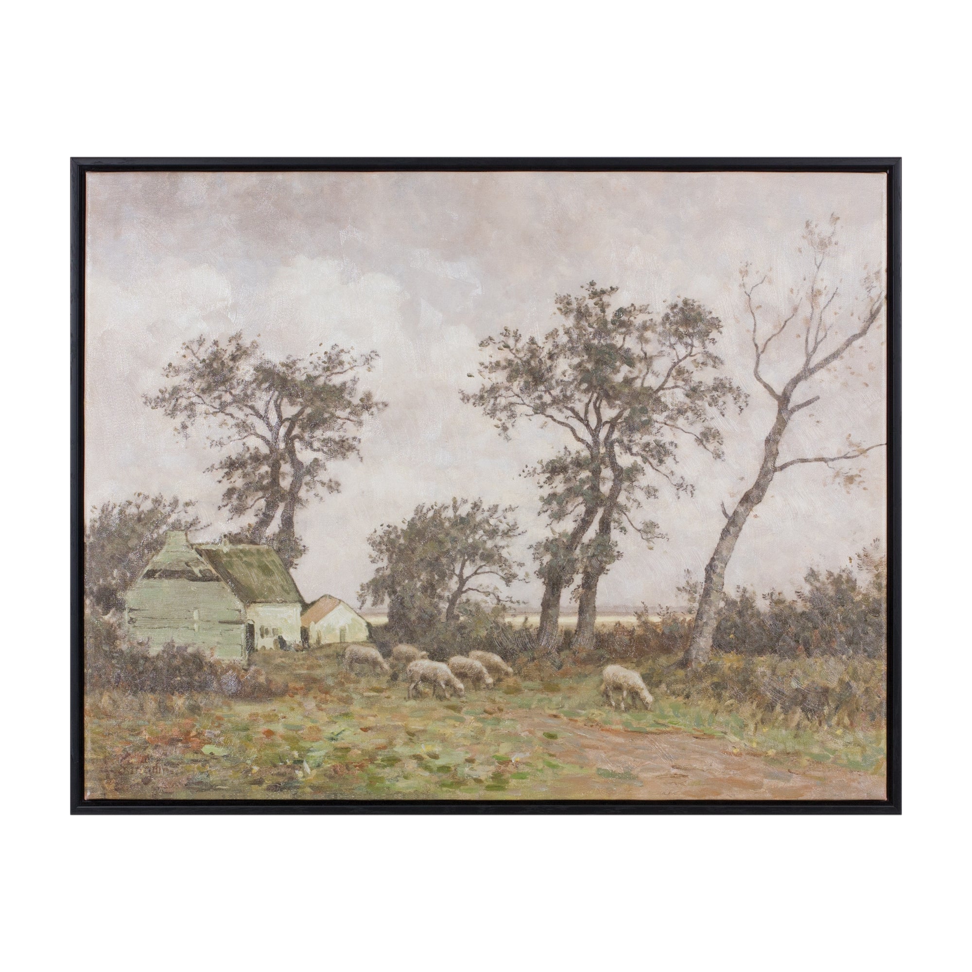 Sheep Farm Print 28"L x 22"H Canvas/