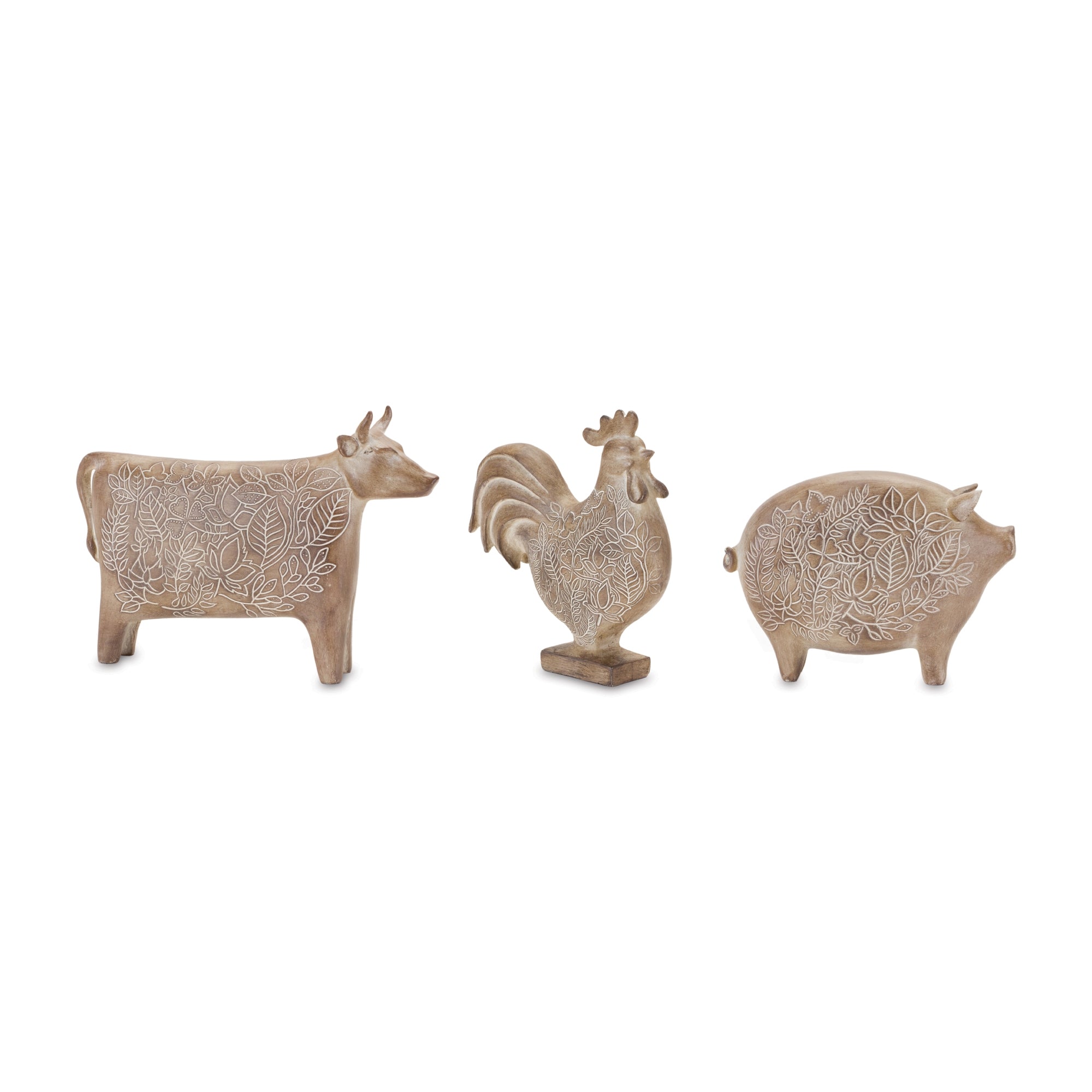 Farm Animal (3 Asst) 5.5"H, 6"H, 7.75"H Resin