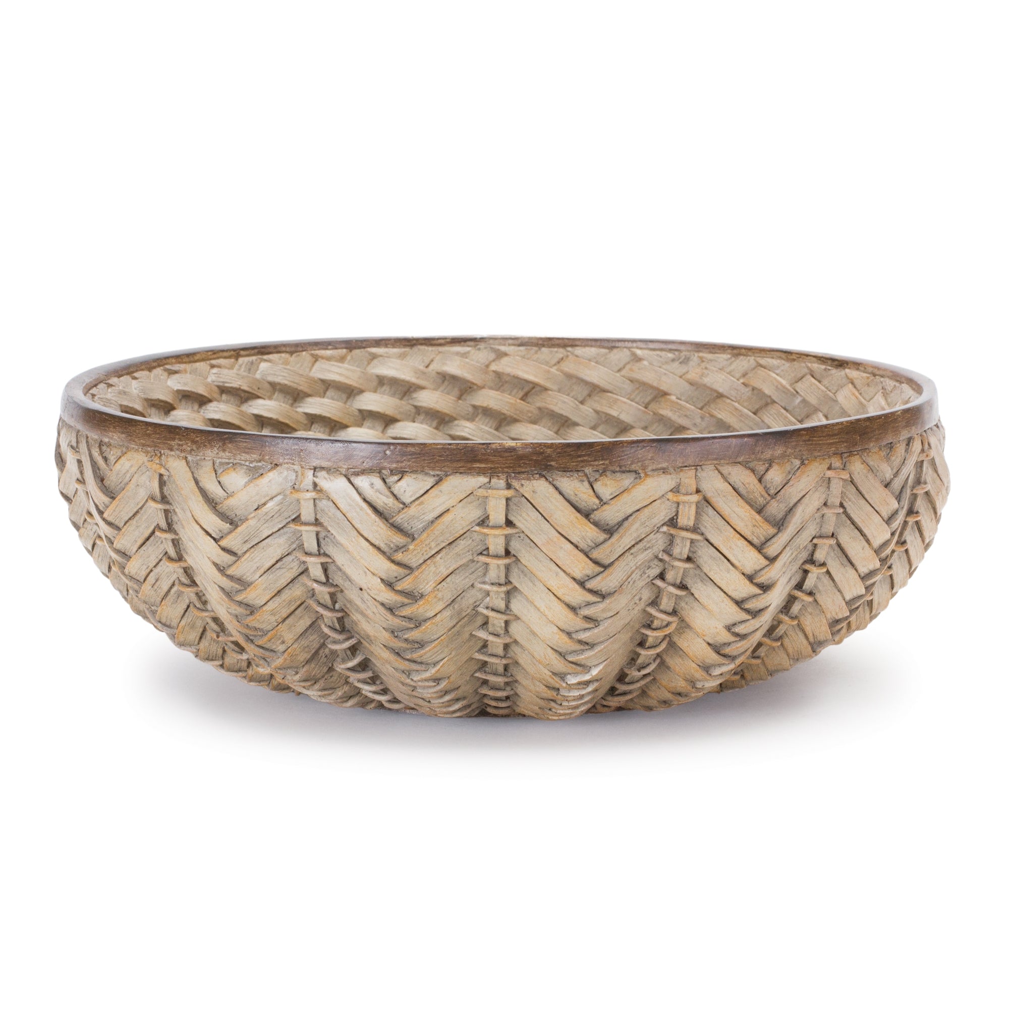 Bowl 9"D x 3.25"H Resin