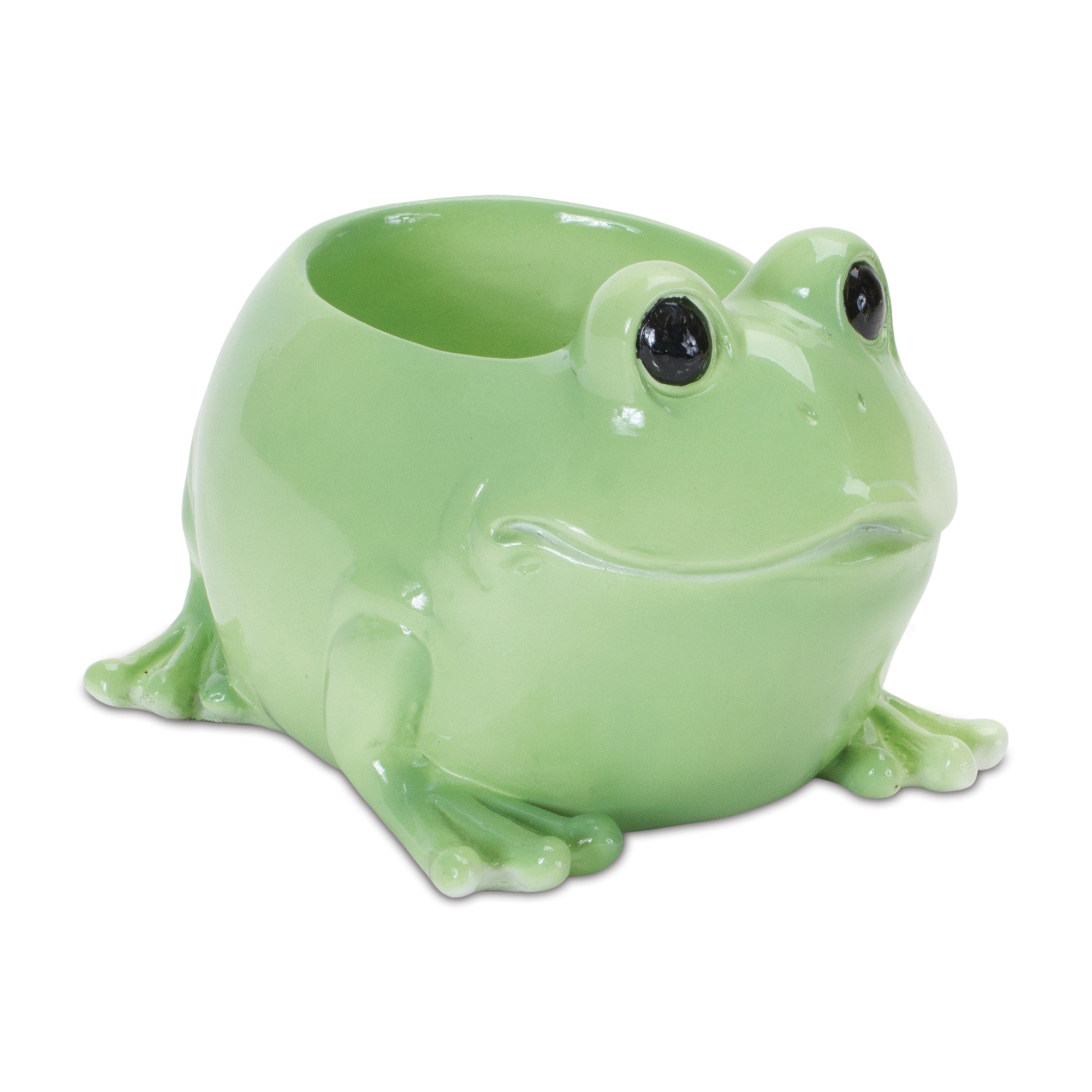 Frog Planter 5"L x 3.5"H Resin
