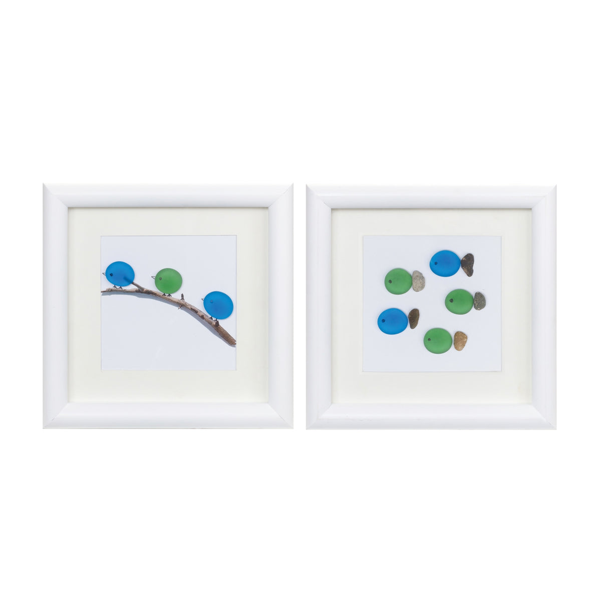 Bird and Fish Wall Art (S/2)
