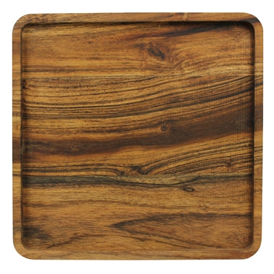 Square Tray, Acacia Wood - Lrg