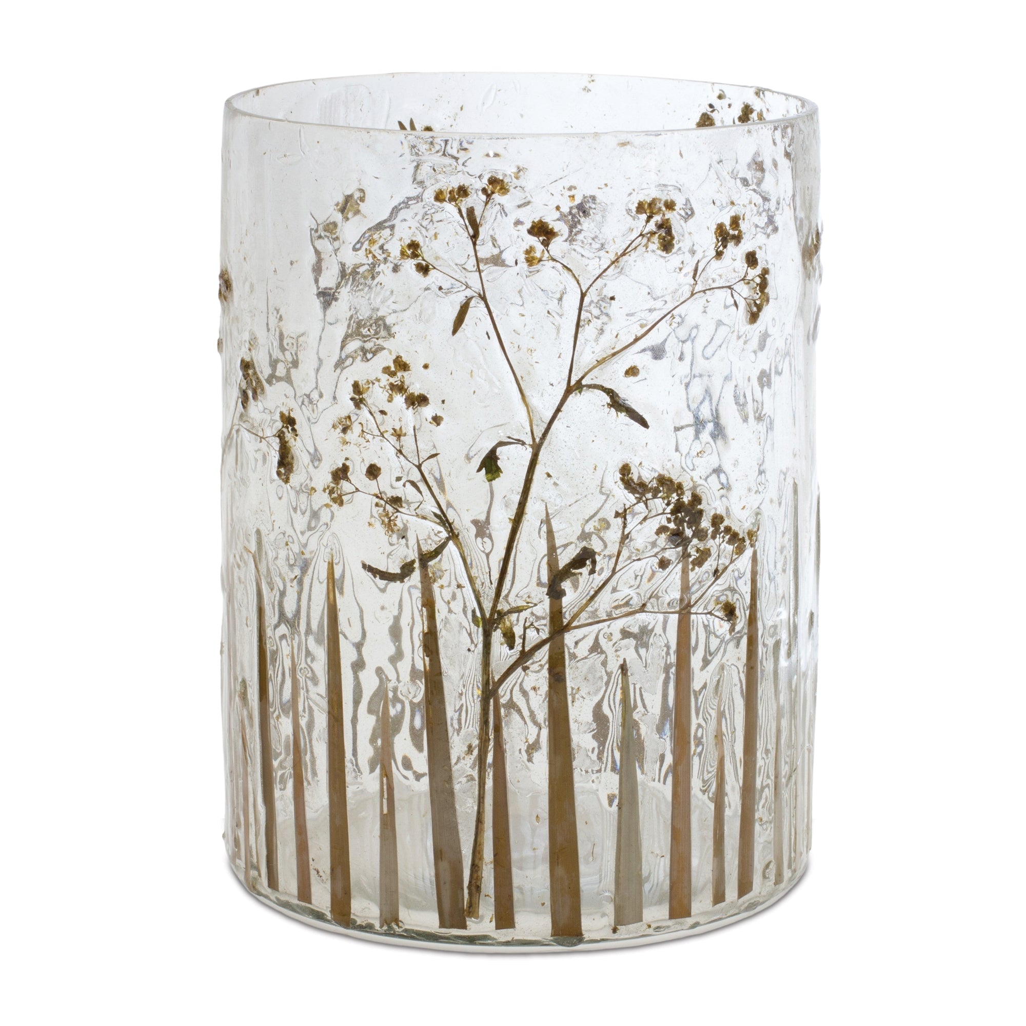 Candle Holder 6"D x 8"H Glass