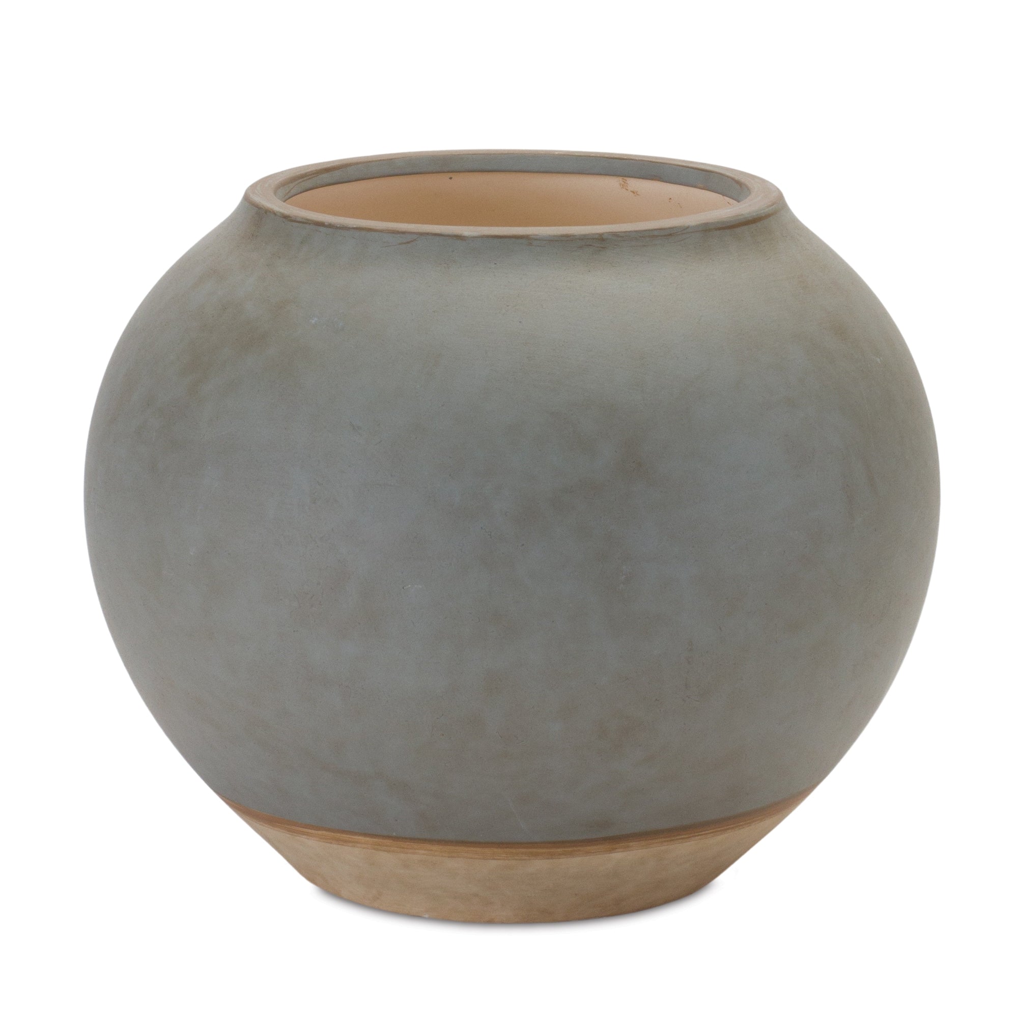 Vase 8.5"D x 7.5"H Ceramic