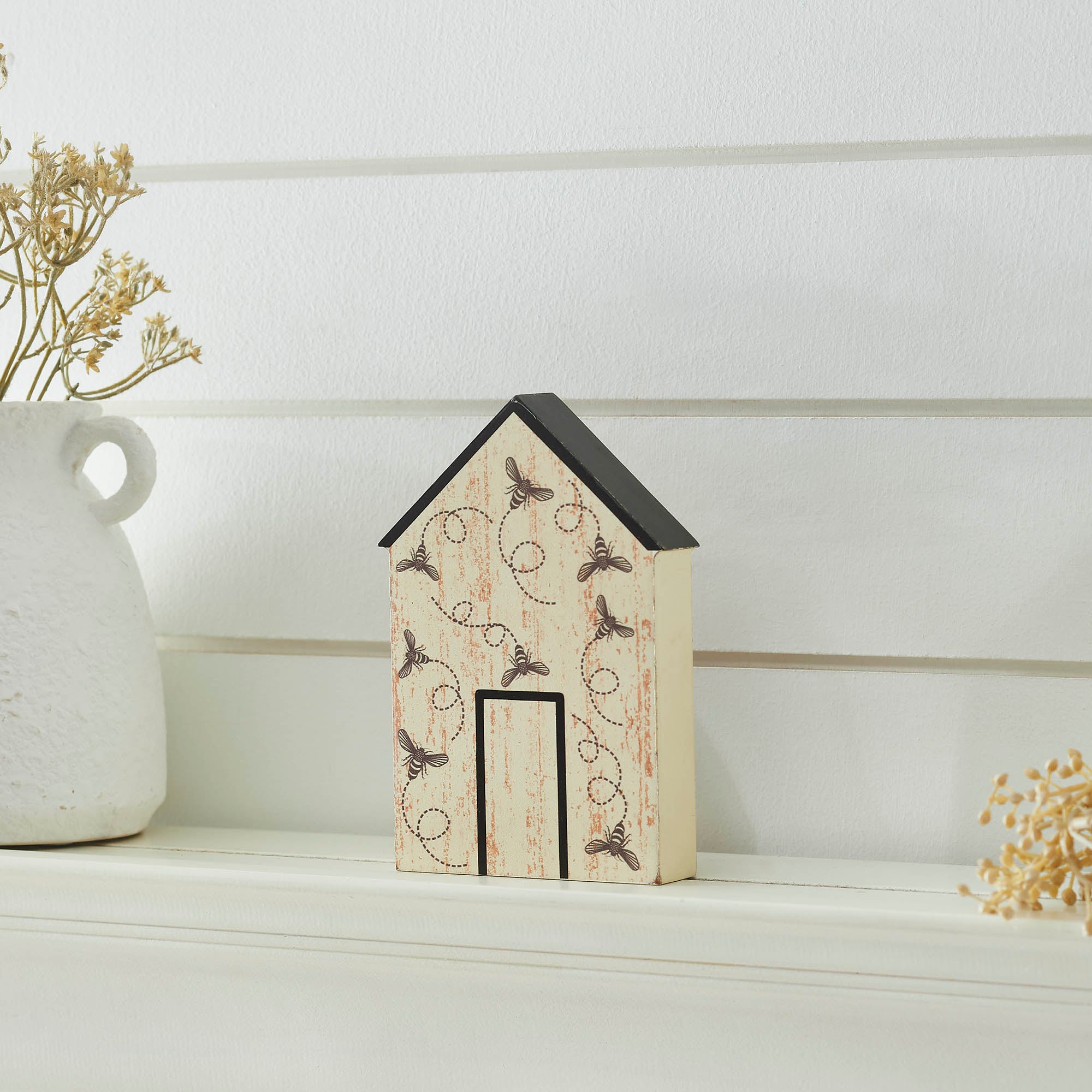 Buzzy Bees Bee House MDF Wall Sign