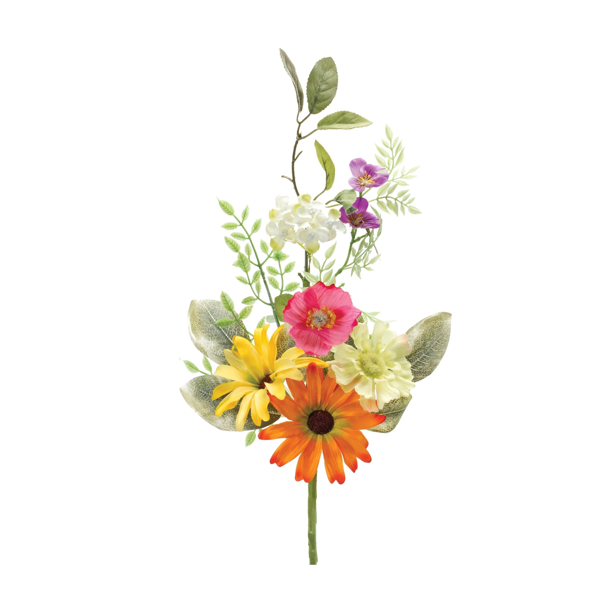 Mixed Spring Spray 19”H Polyester