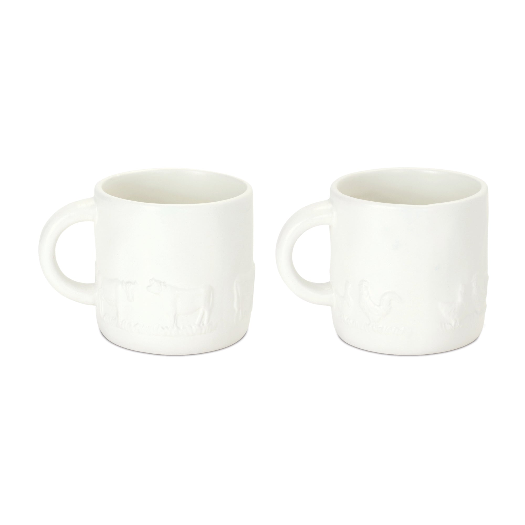 Farm Animal Mug (2 Asst) 3.75”H Ceramic