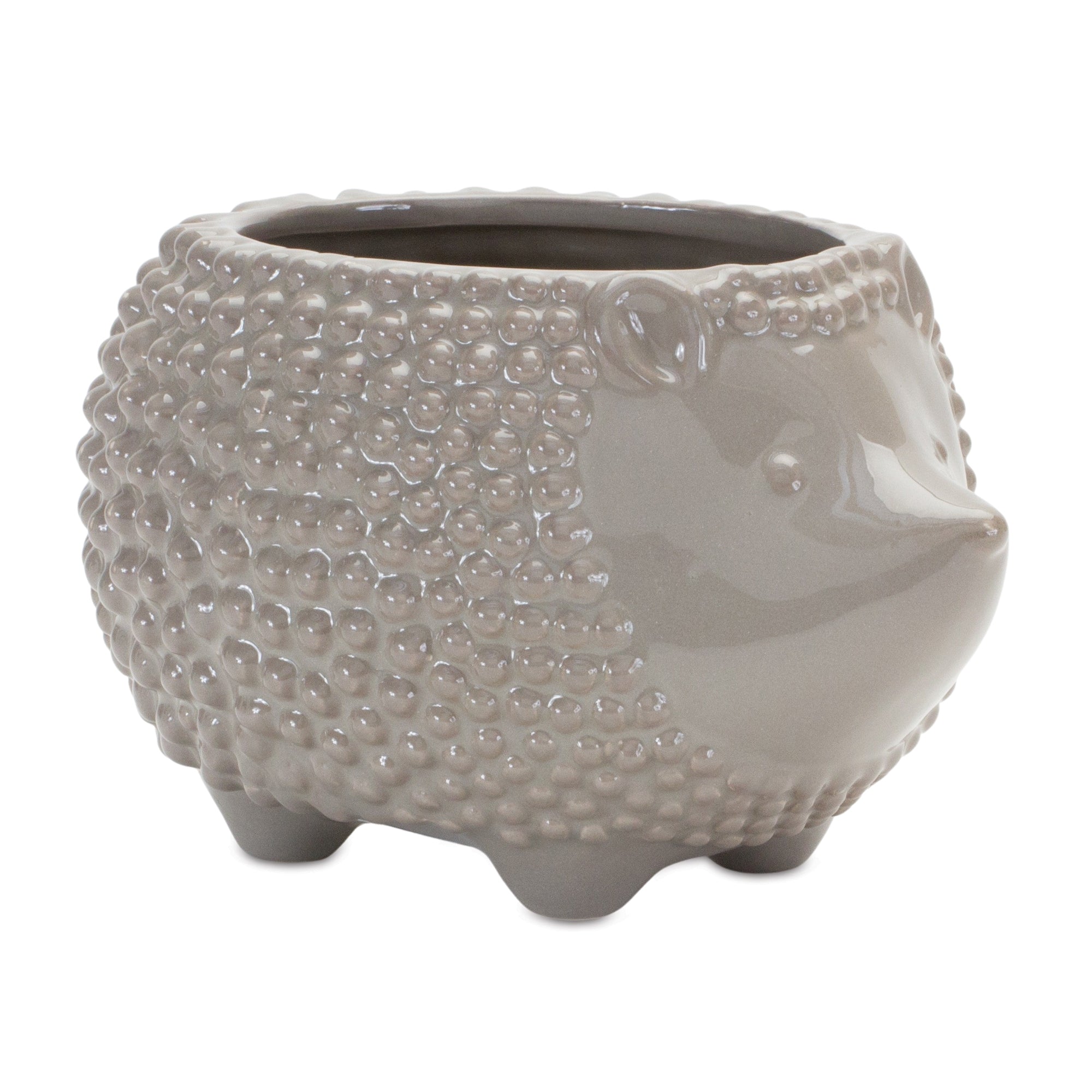 Hedgehog Planter 6.75"L x 4.25"H Ceramic