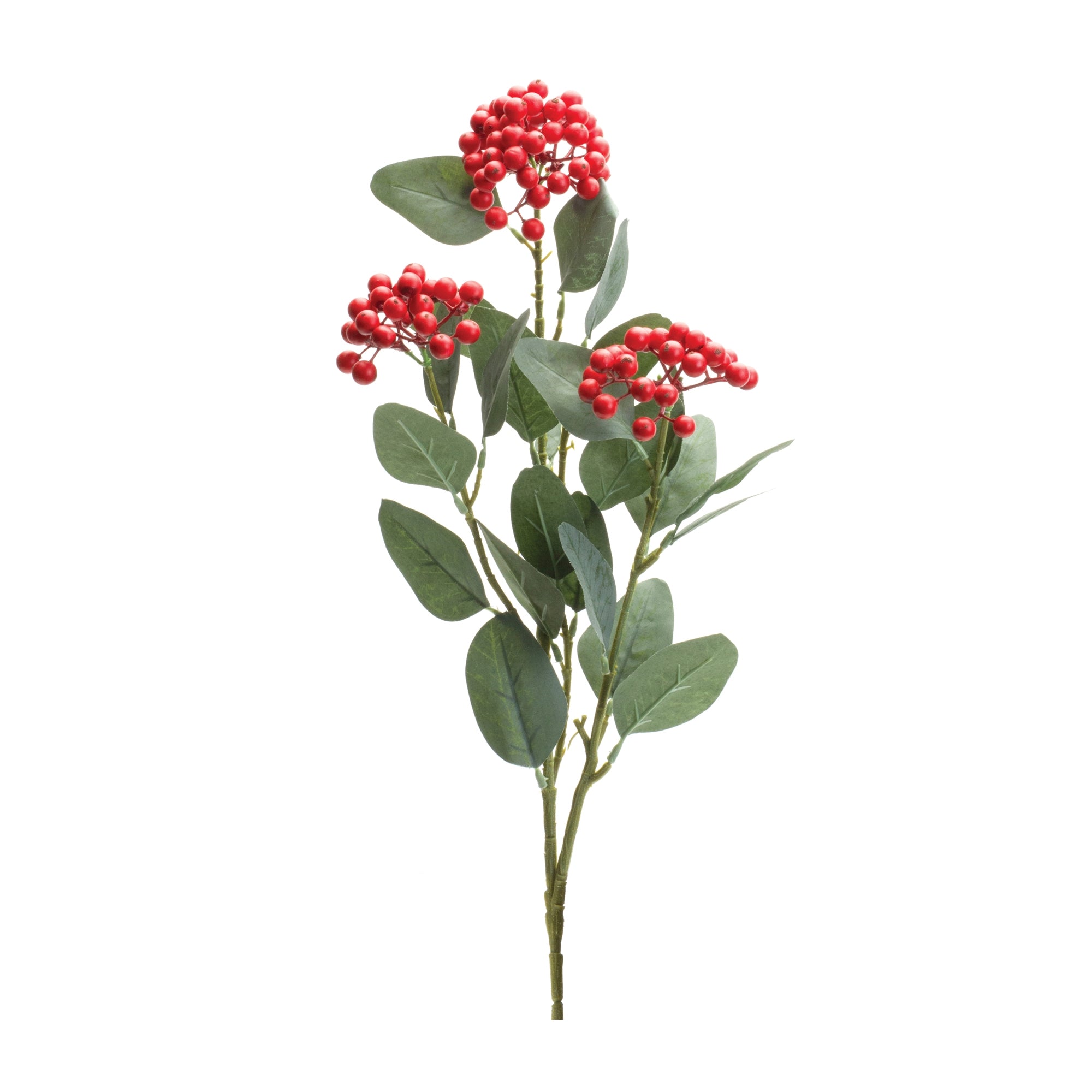 Berry Spray 26”H Polyester