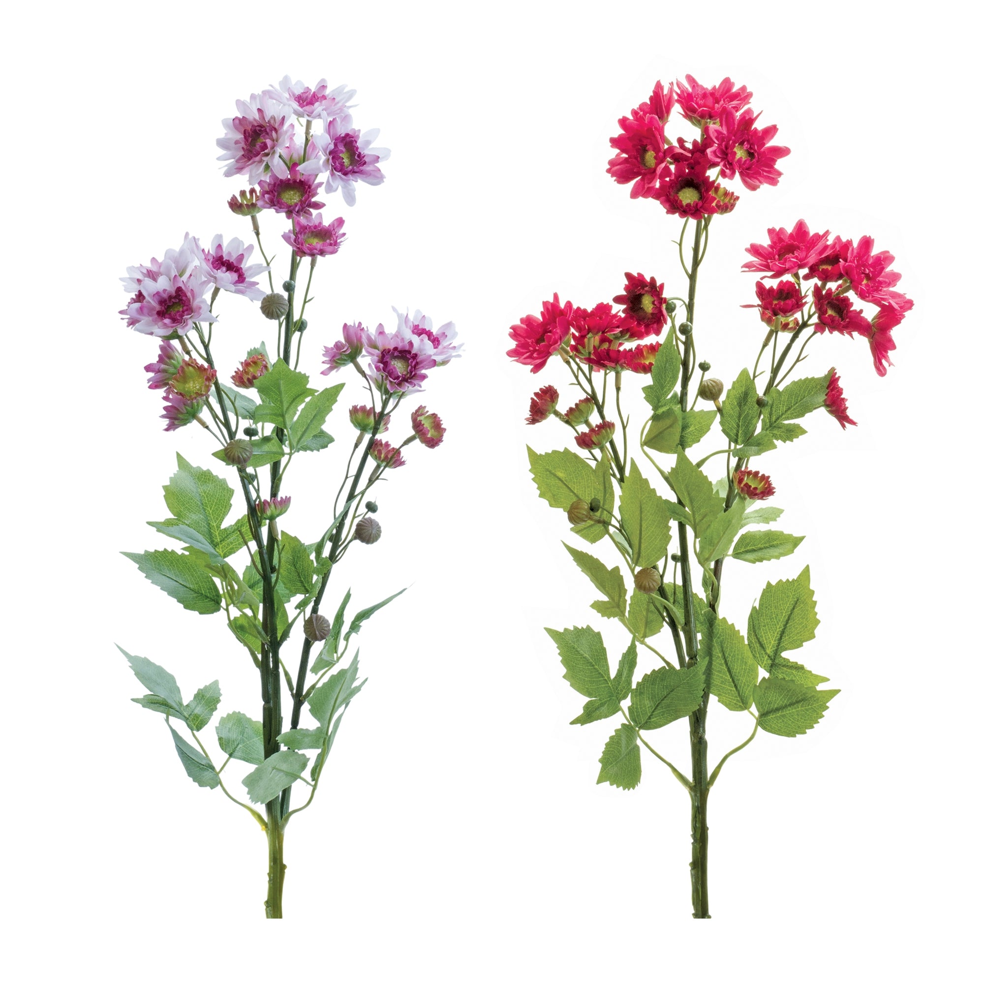 Mum Spray (2 Asst) 31.5”H Polyester