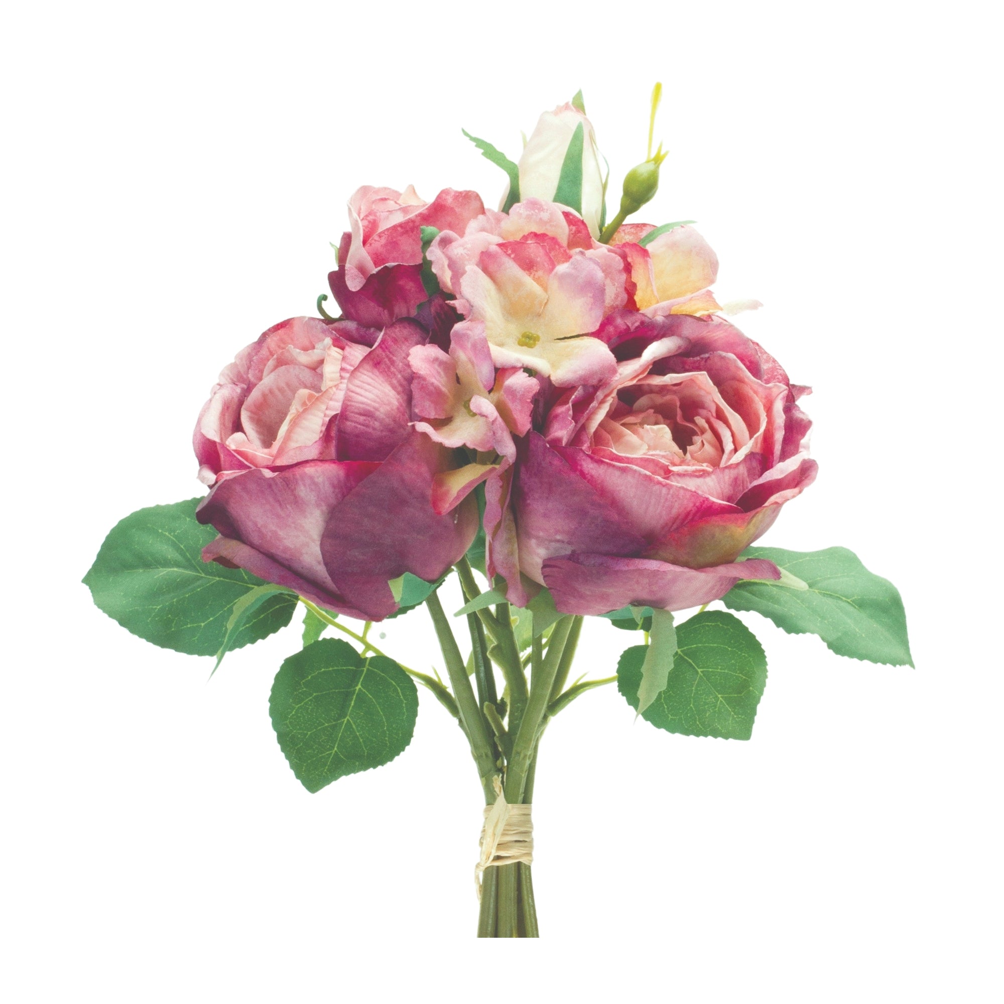 Rose Bundle 12.5”H Polyester