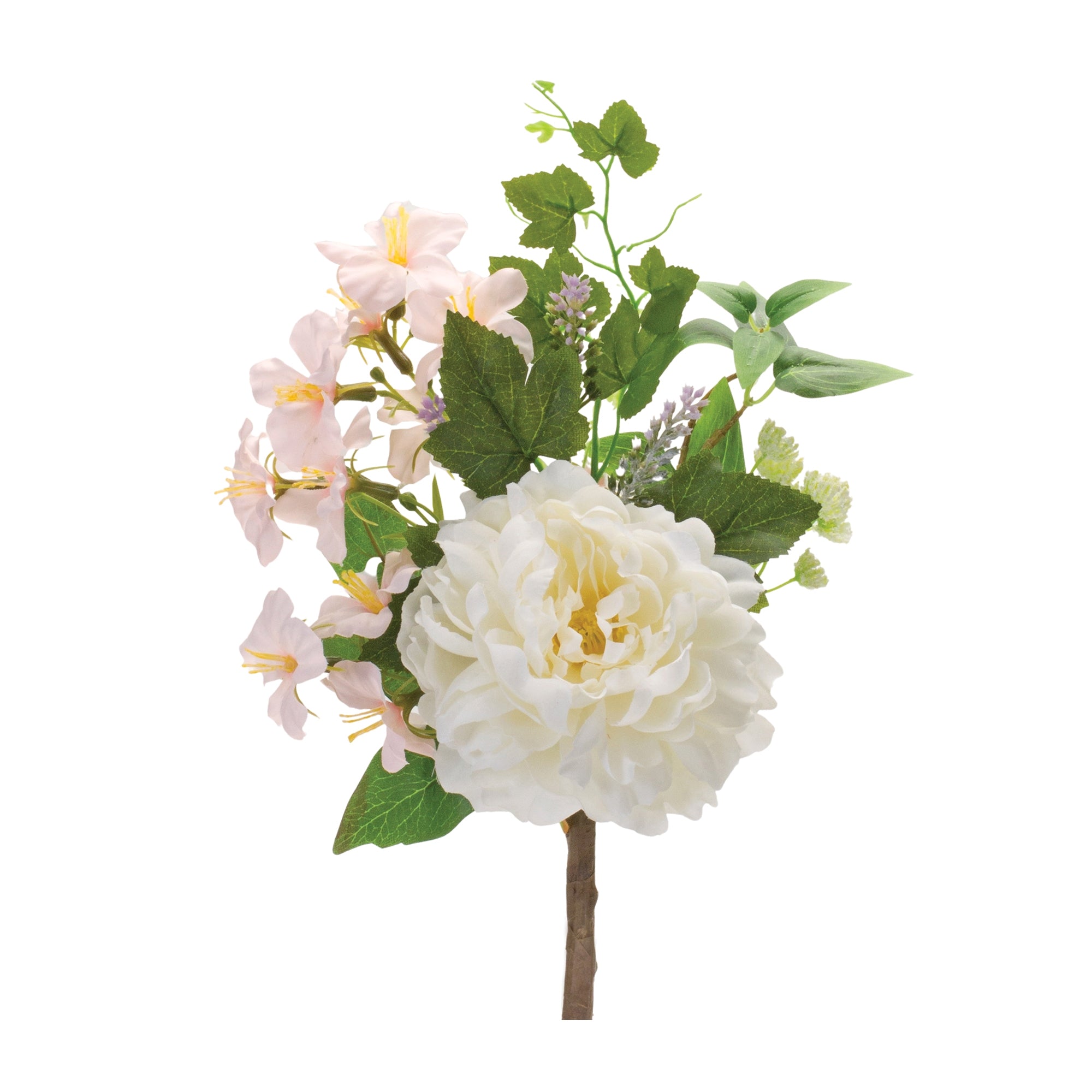 Peony/Ivy Pick 14.5”H Polyester