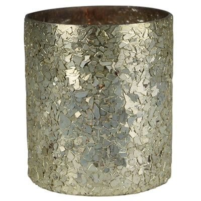 Elsa Glass Flake Tealight Holder