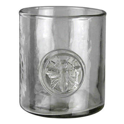 Votive with Embossed Bee