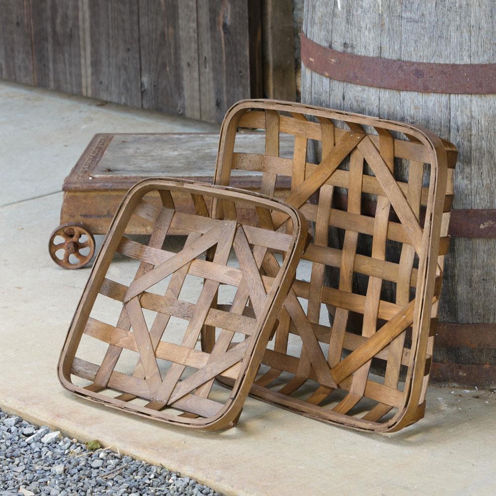 Tobacco Baskets - Square