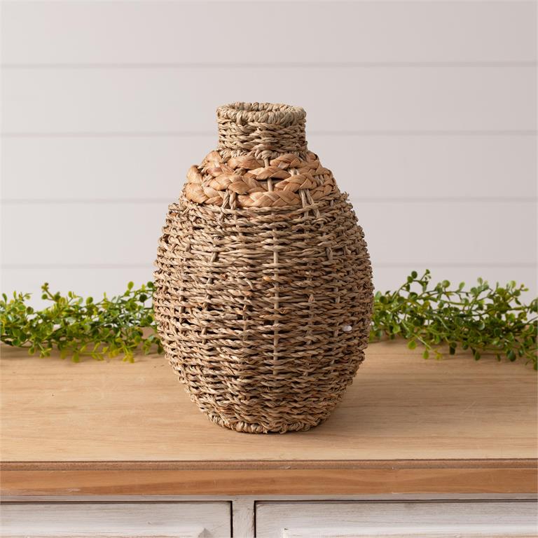Seagrass Woven Vase, Md