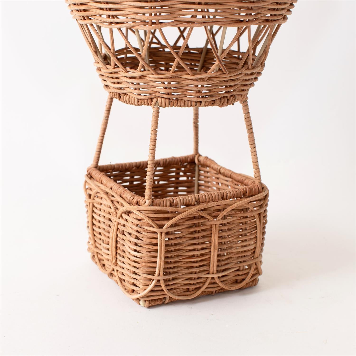 Rattan Hot Air Balloon Basket